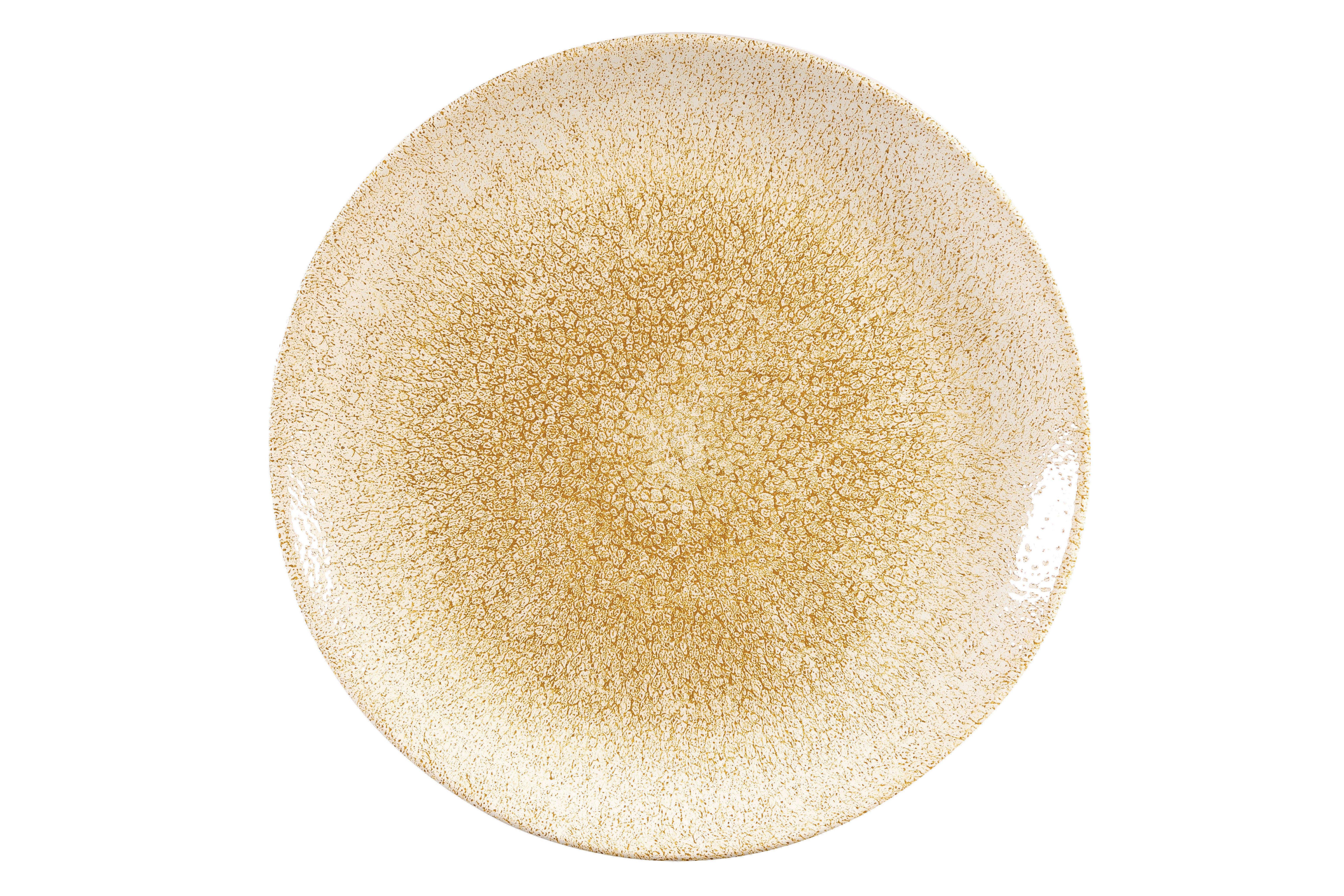 Churchill Garnet Orange Studio Prints Raku Coupe Bowl 25cm