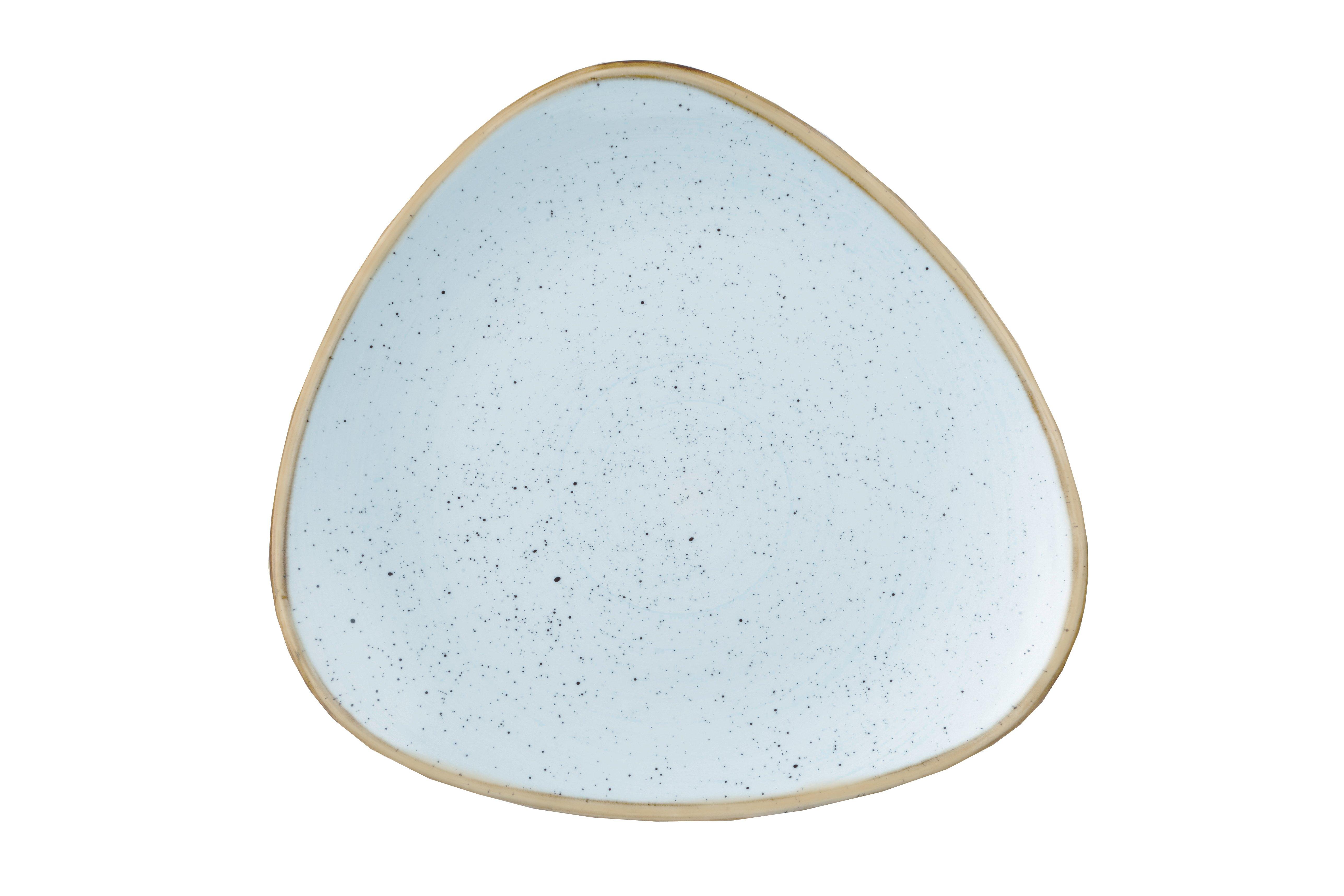 Churchill Stonecast Duck Egg 31.1cm Triangle Plate