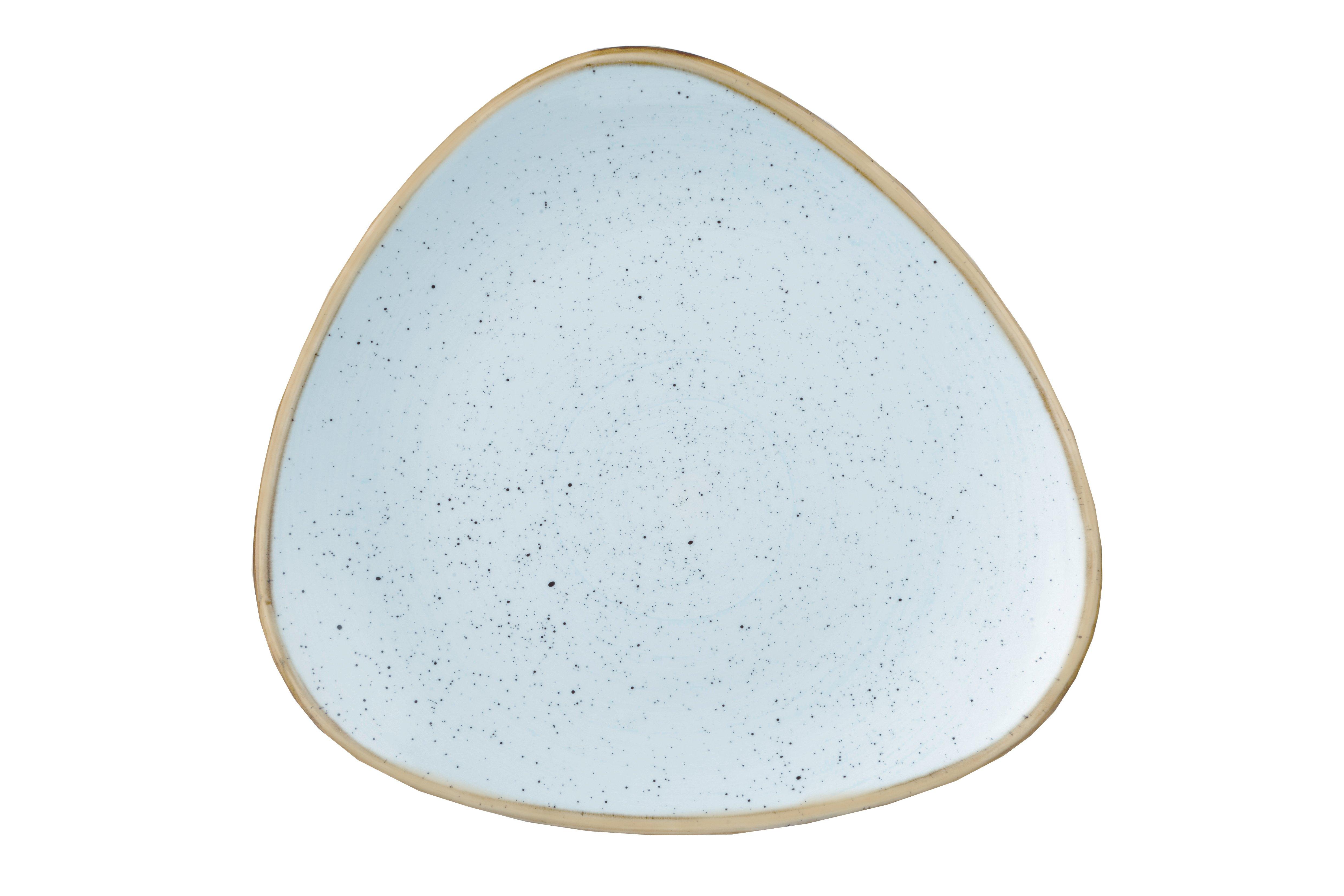 Churchill Stonecast Duck Egg 22.9cm Triangle Plate