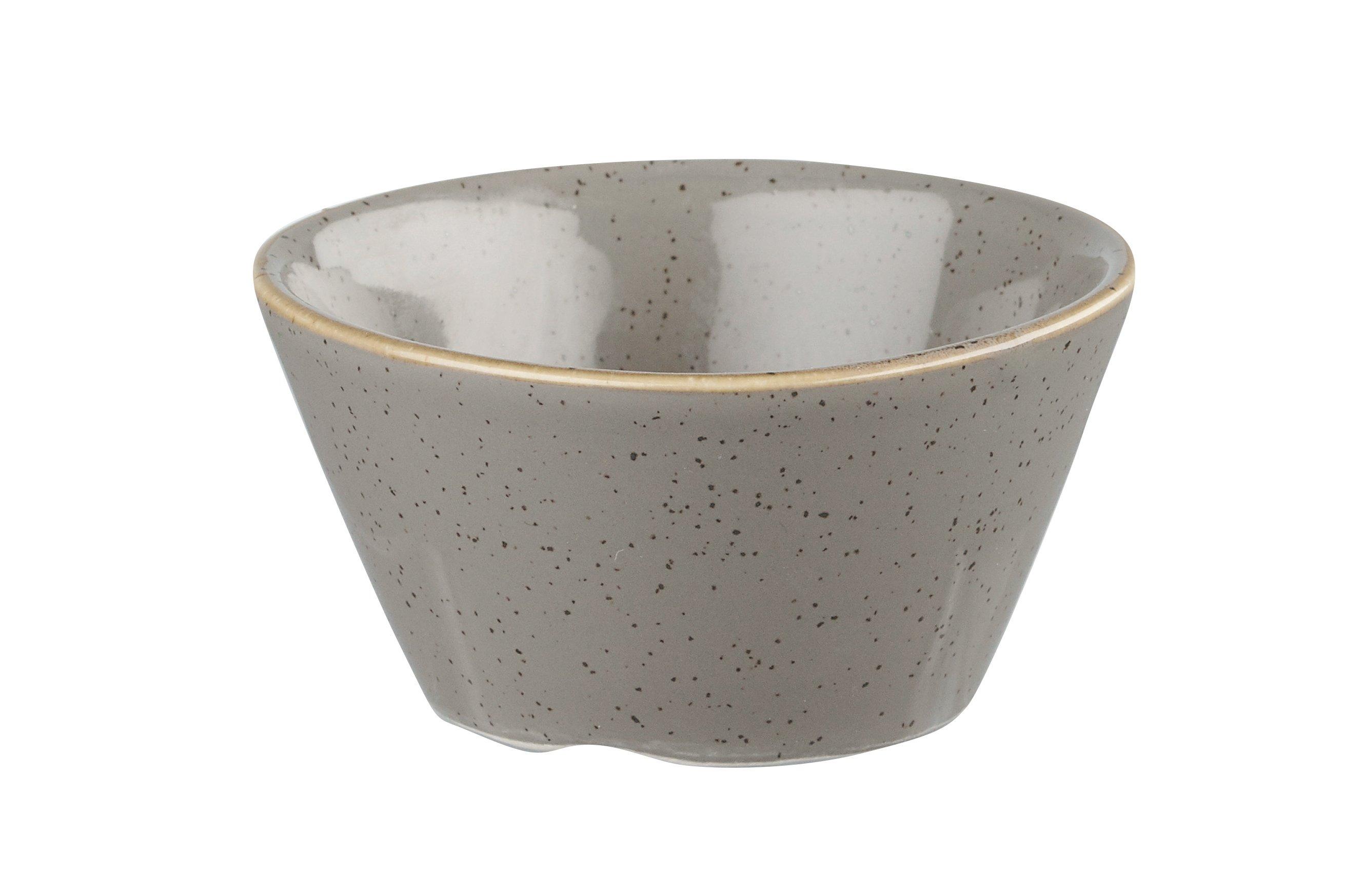 Churchill Stonecast Peppercorn Grey Sauce Dish