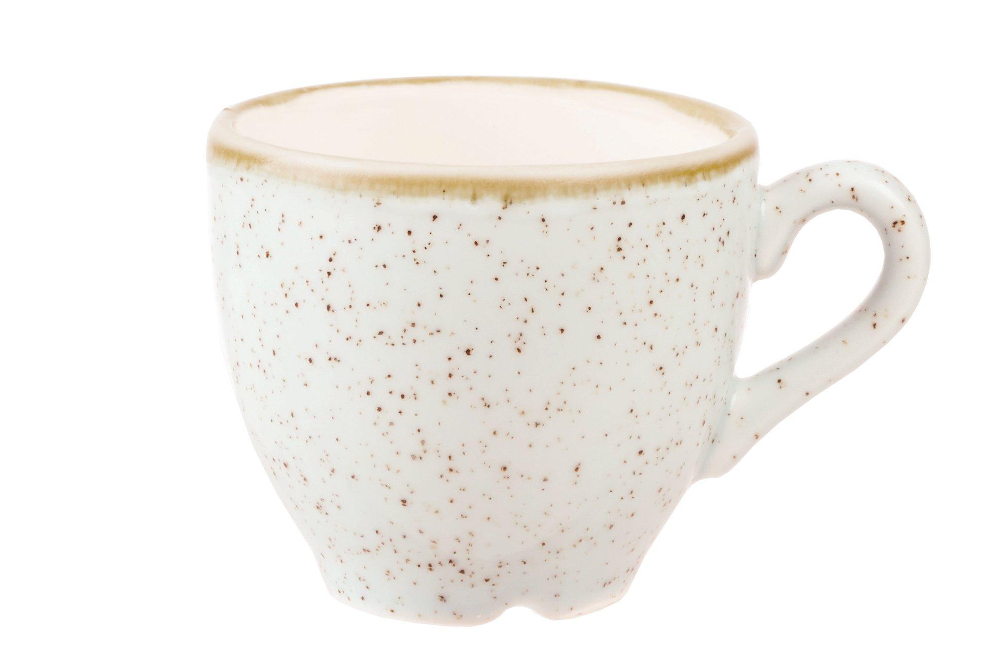 Churchill Stonecast Barley White 90ml Espresso Cup