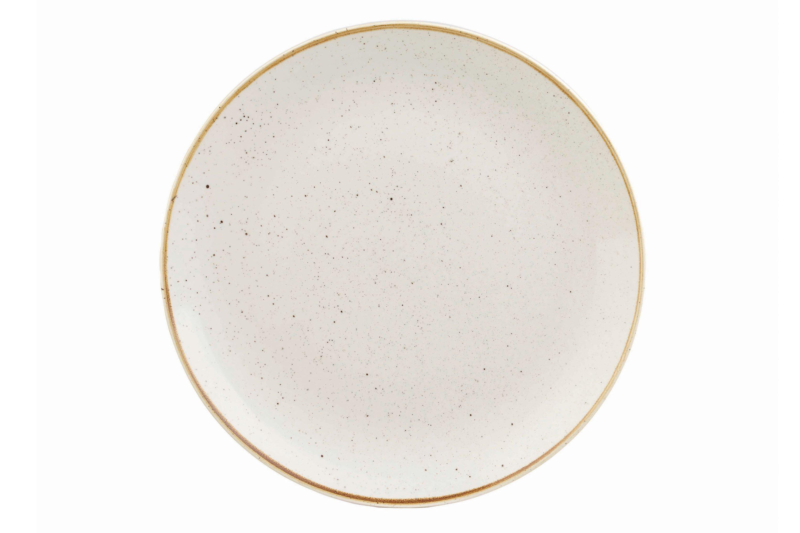 Churchill Stonecast Barley White 26cm Coupe Plate