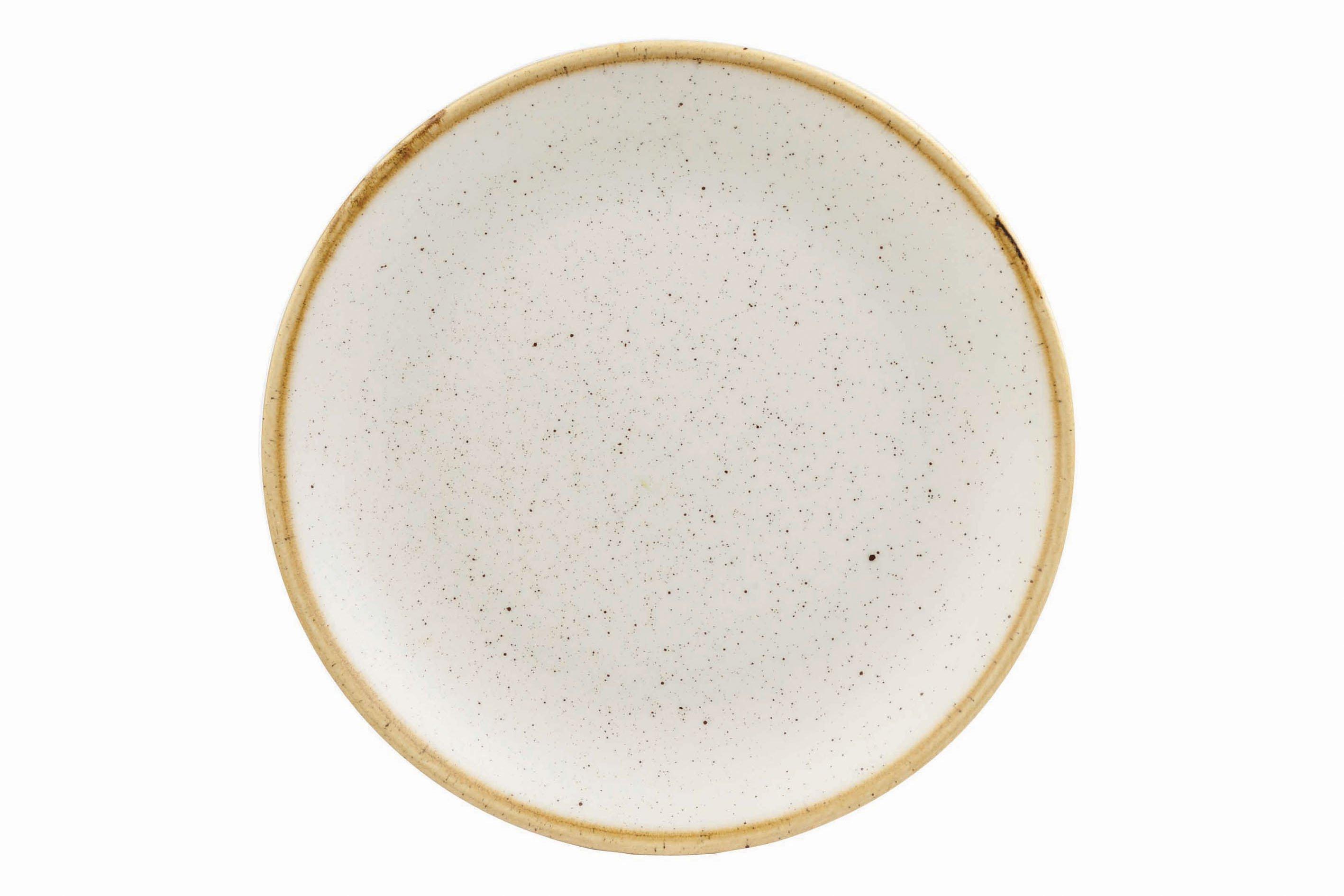 Churchill Stonecast Barley White 16.5cm Coupe Plate