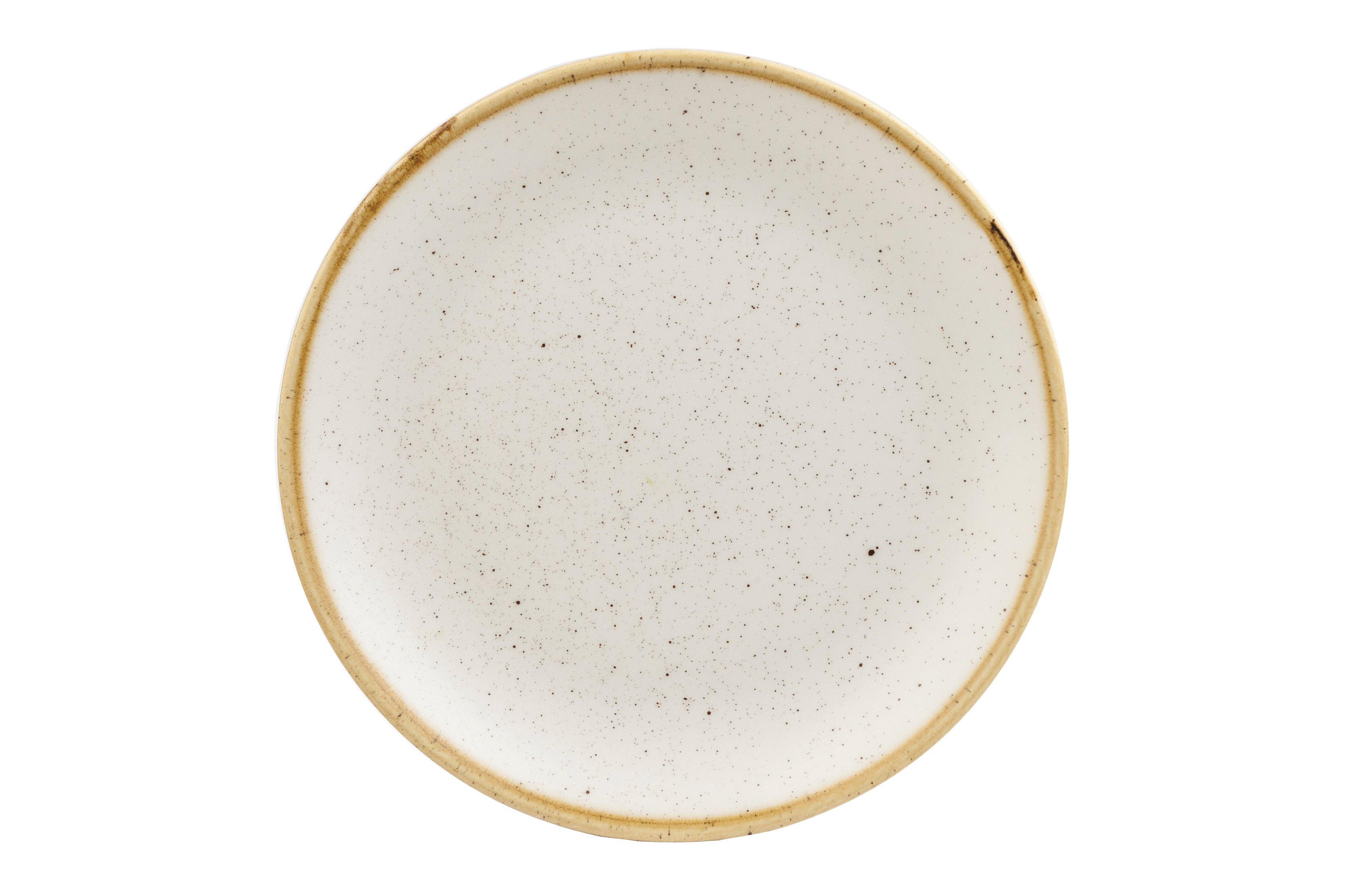 Churchill Stonecast Barley White 21.7cm Coupe Plate
