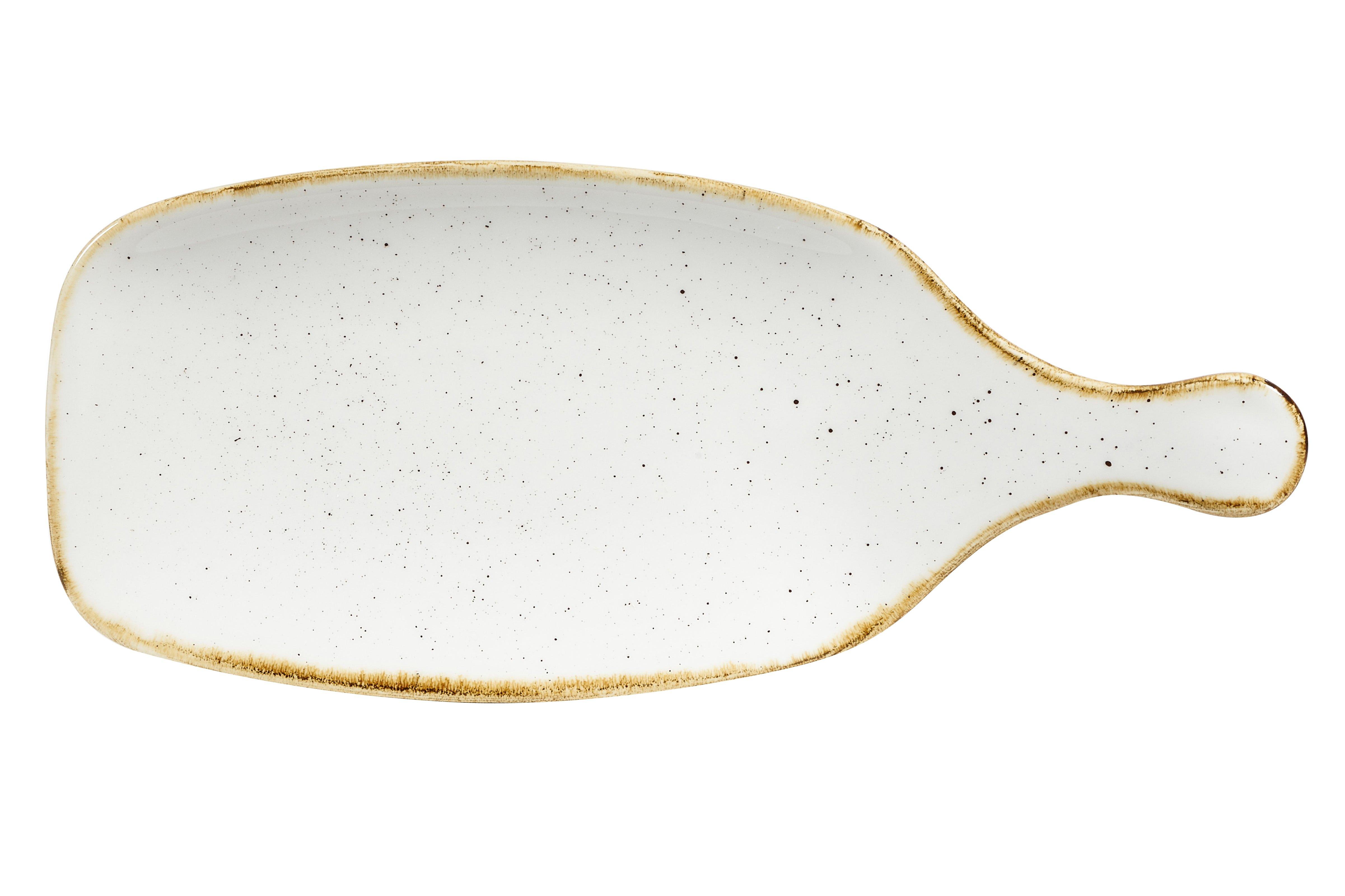 Churchill Stonecast Handled Paddle White 28x12cm