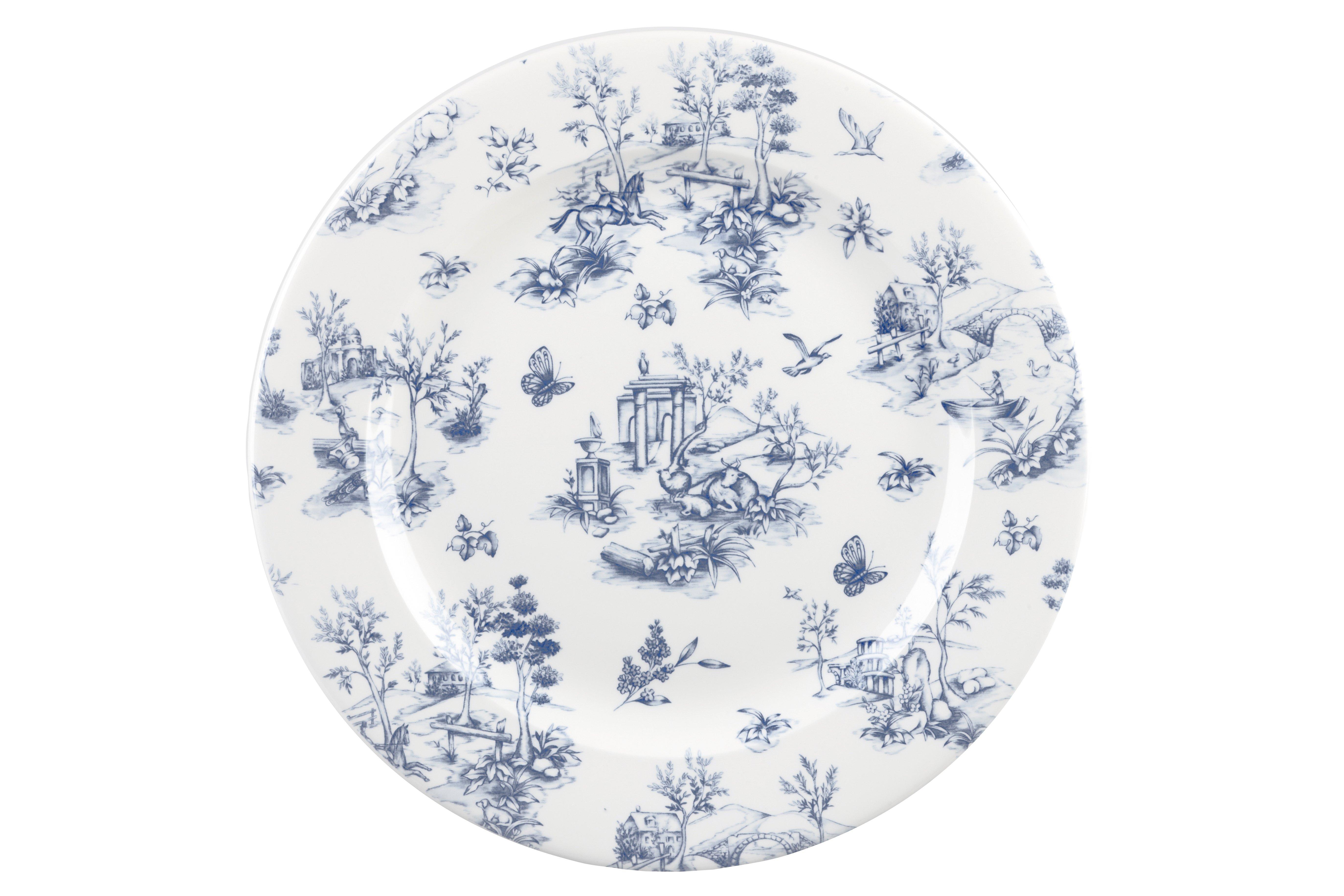 Churchill Prague Toile Plate 30.5cm