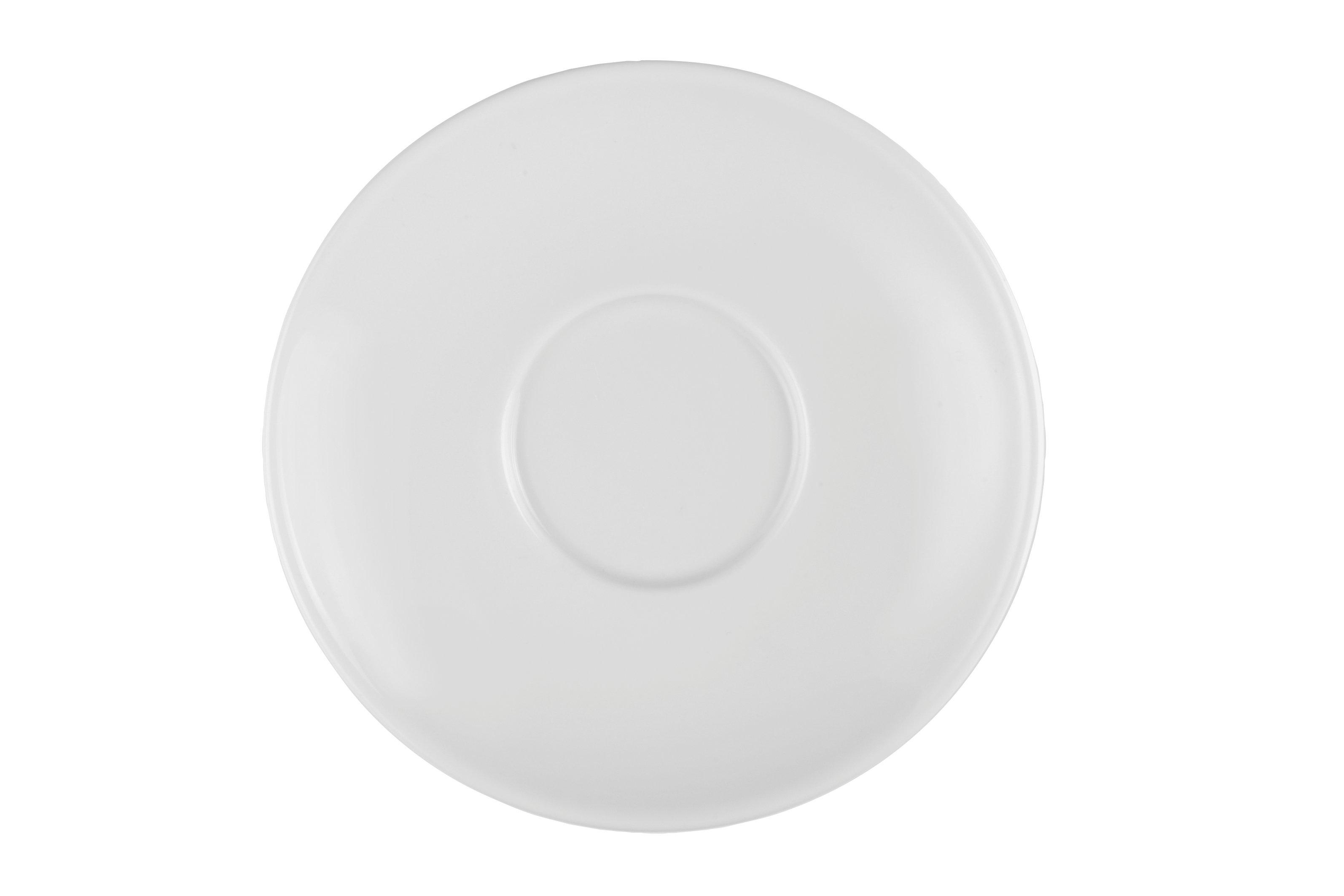 Churchill White Menu Cappuccino Saucer 15.5cm