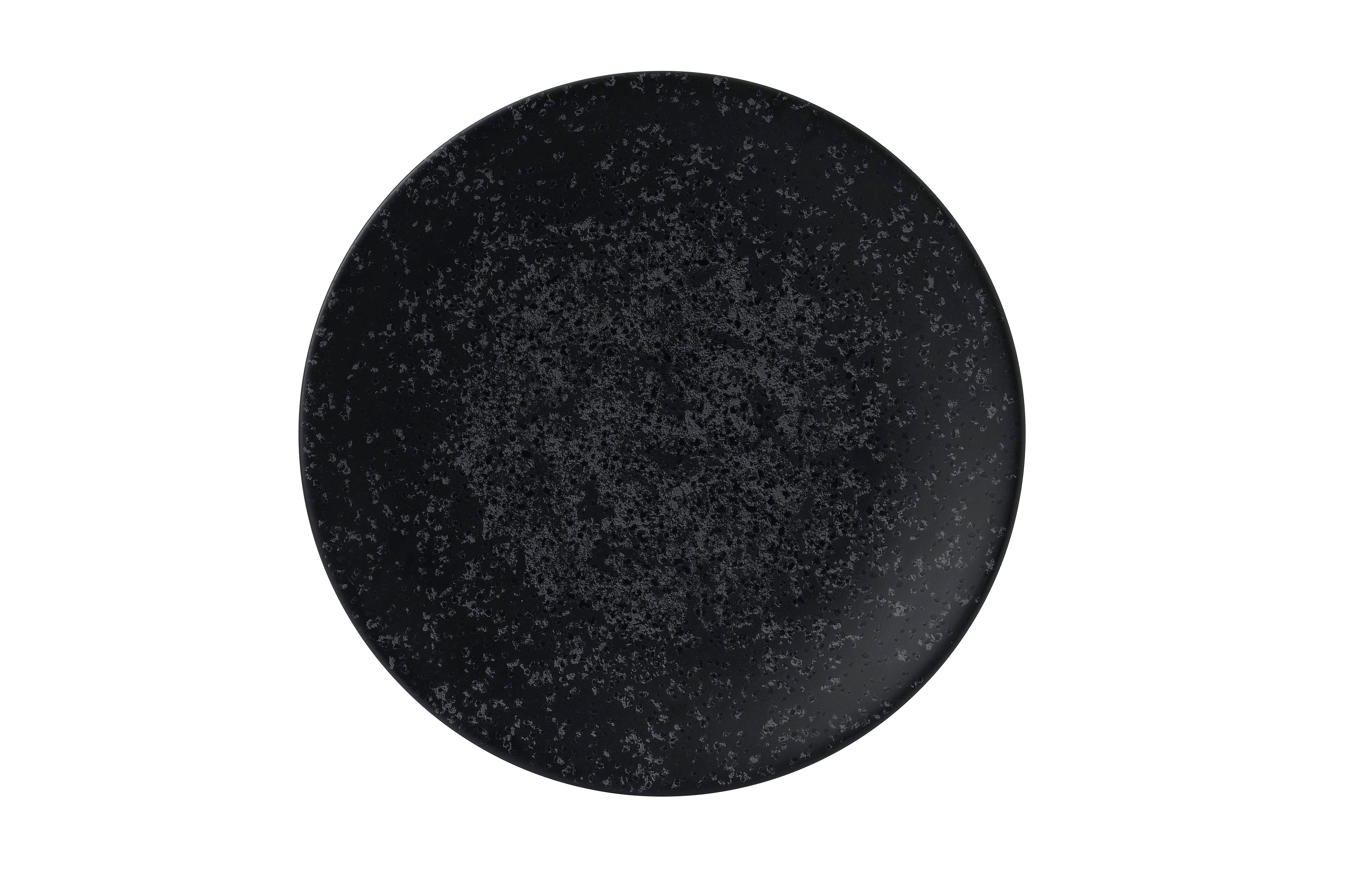 Churchill Caldera Ash Black Menu Shades Coupe Plate 20cm