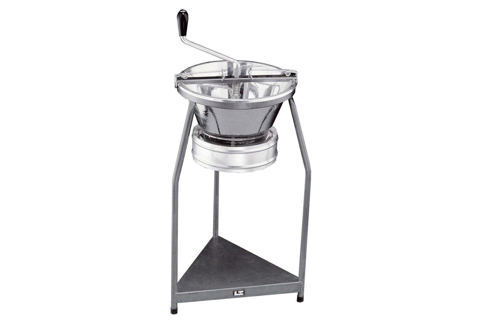 Tellier Tinned Steel c/w 3mm Sieve & Tripod Stand