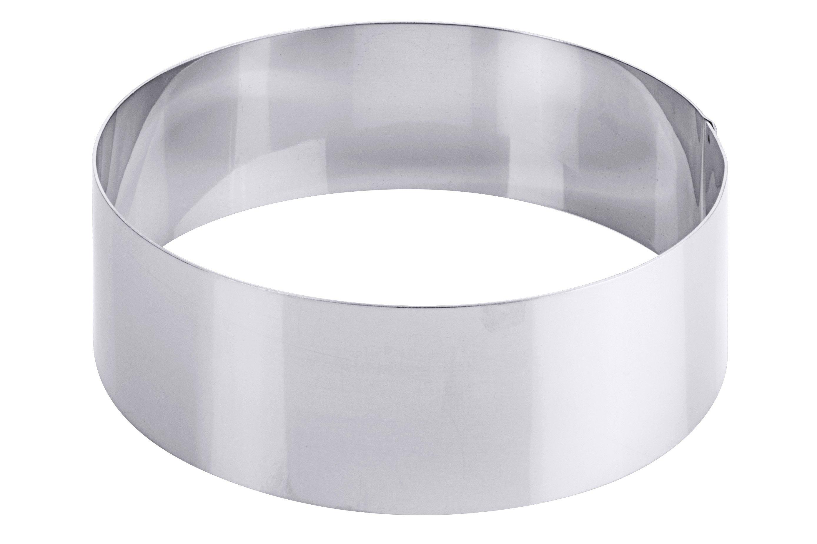 Stainless Steel Mousse Ring 18x6cm