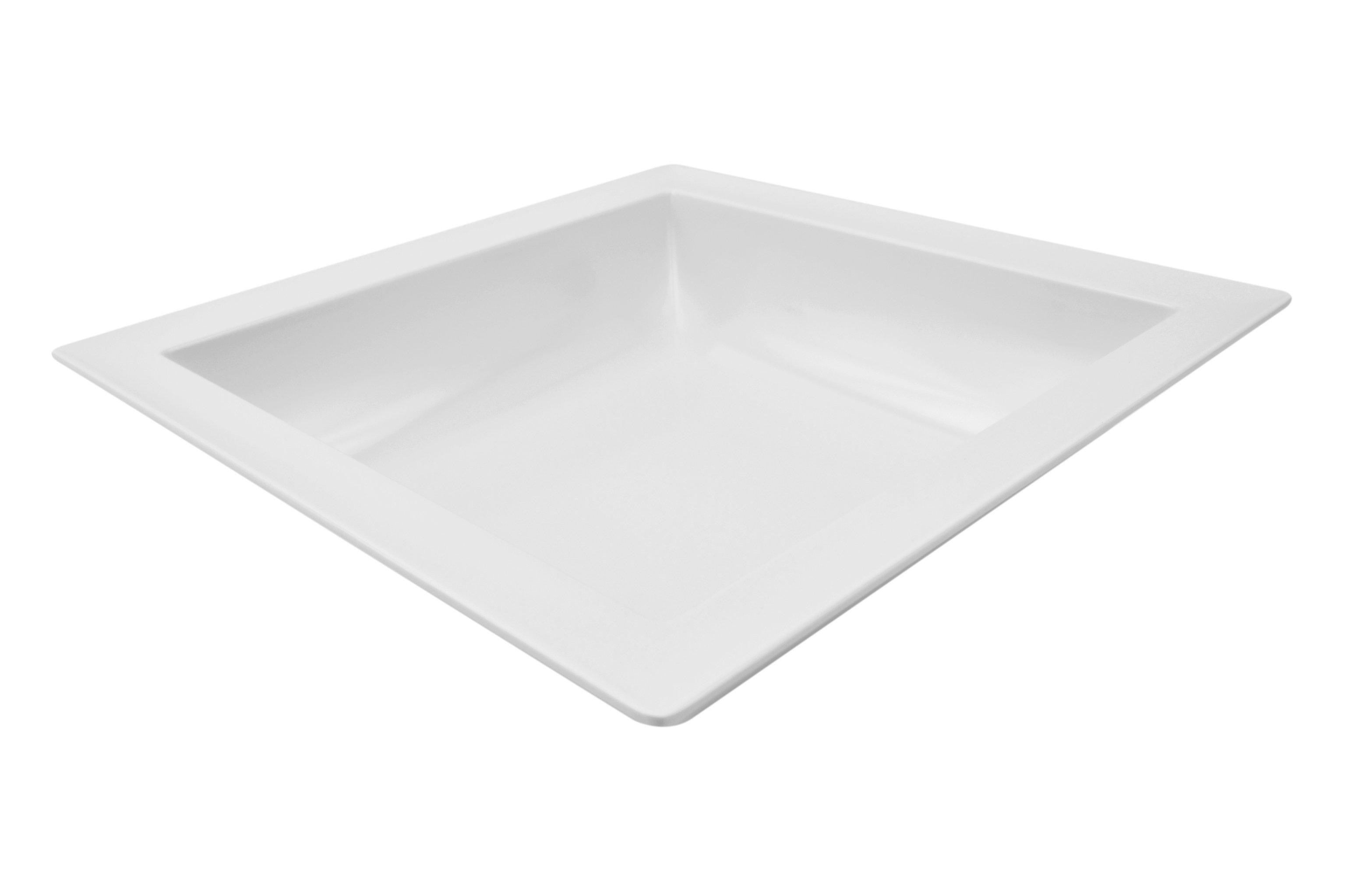 Dalebrook White Dover Square Bowl 5Ltr