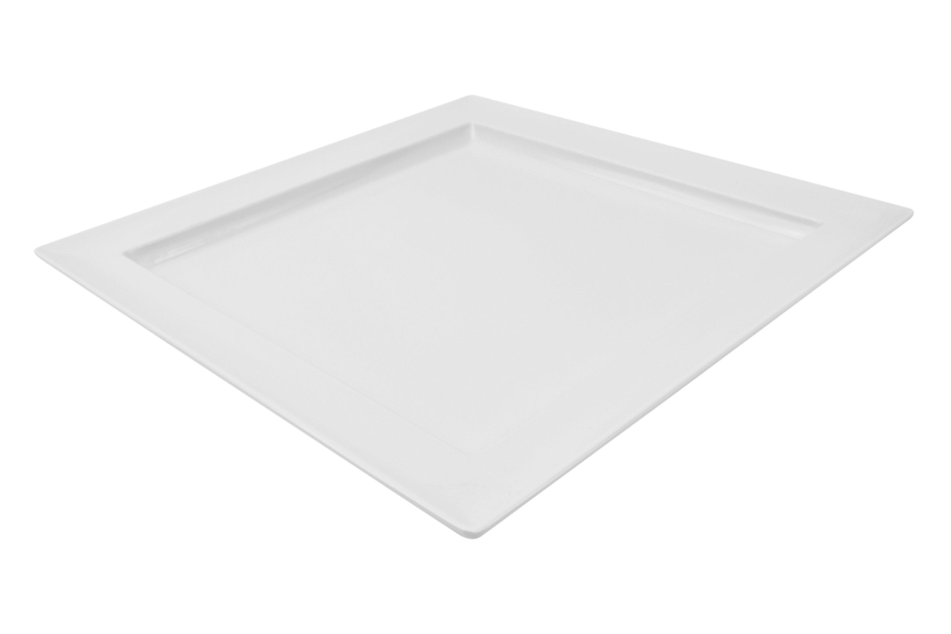 Dalebrook White Dover Square Tray 37.5x37.5x3cm