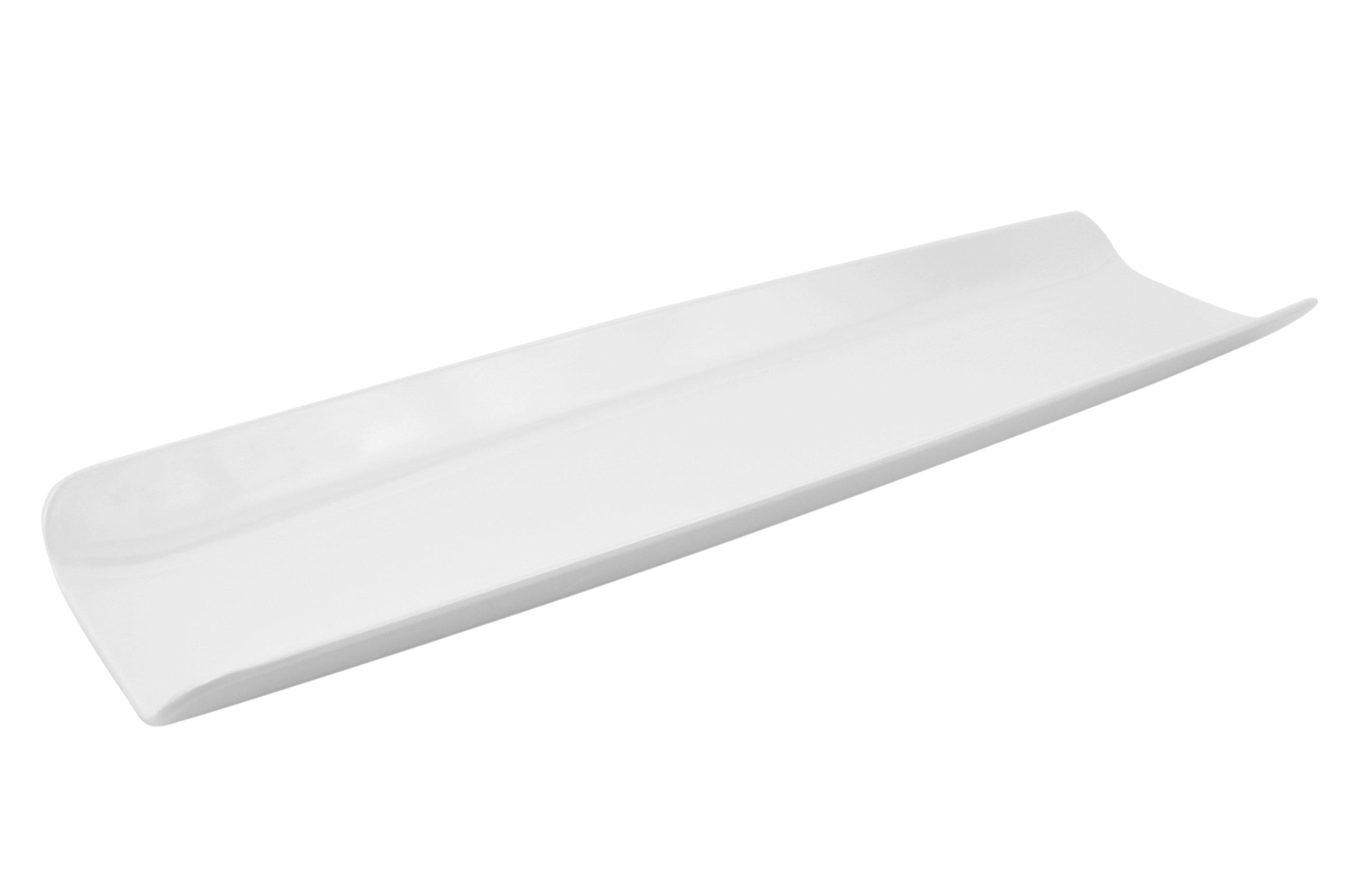 Dalebrook White Melamine Curved Gastro Tray 2/4 GN