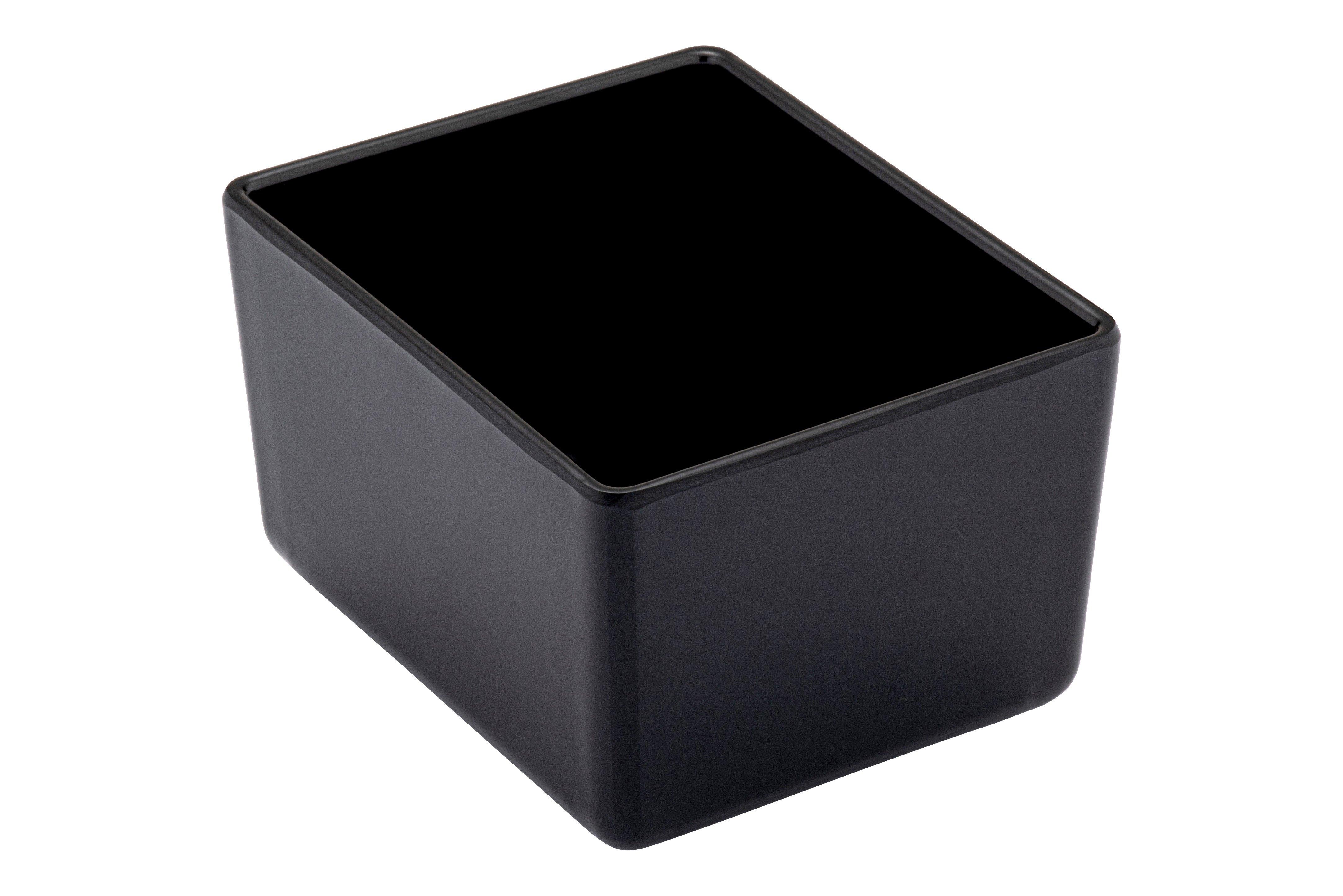 Black Melamine Chunky Crock 1.5ltr