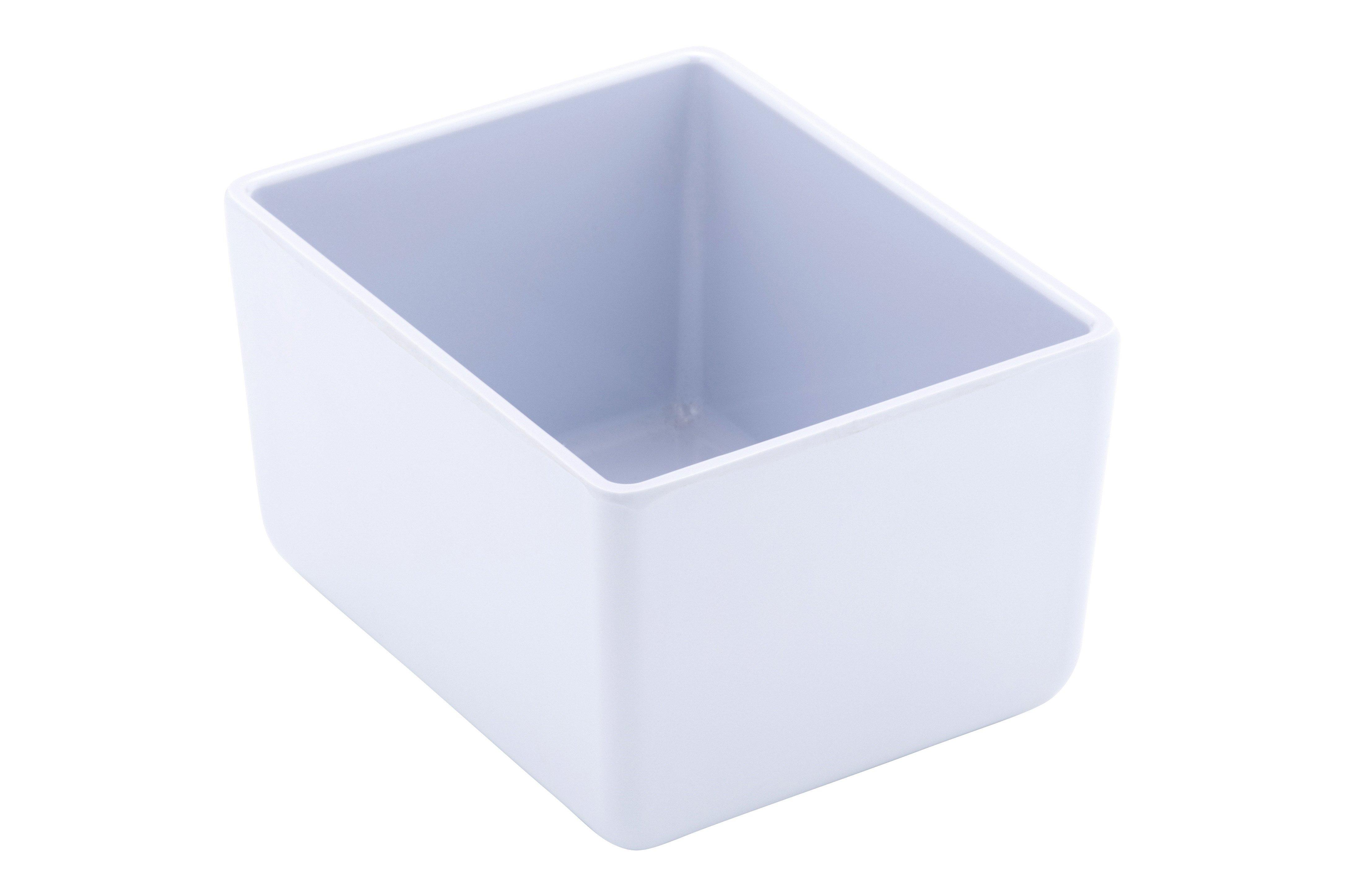Polar White Melamine Chunky Crock 1.5ltr