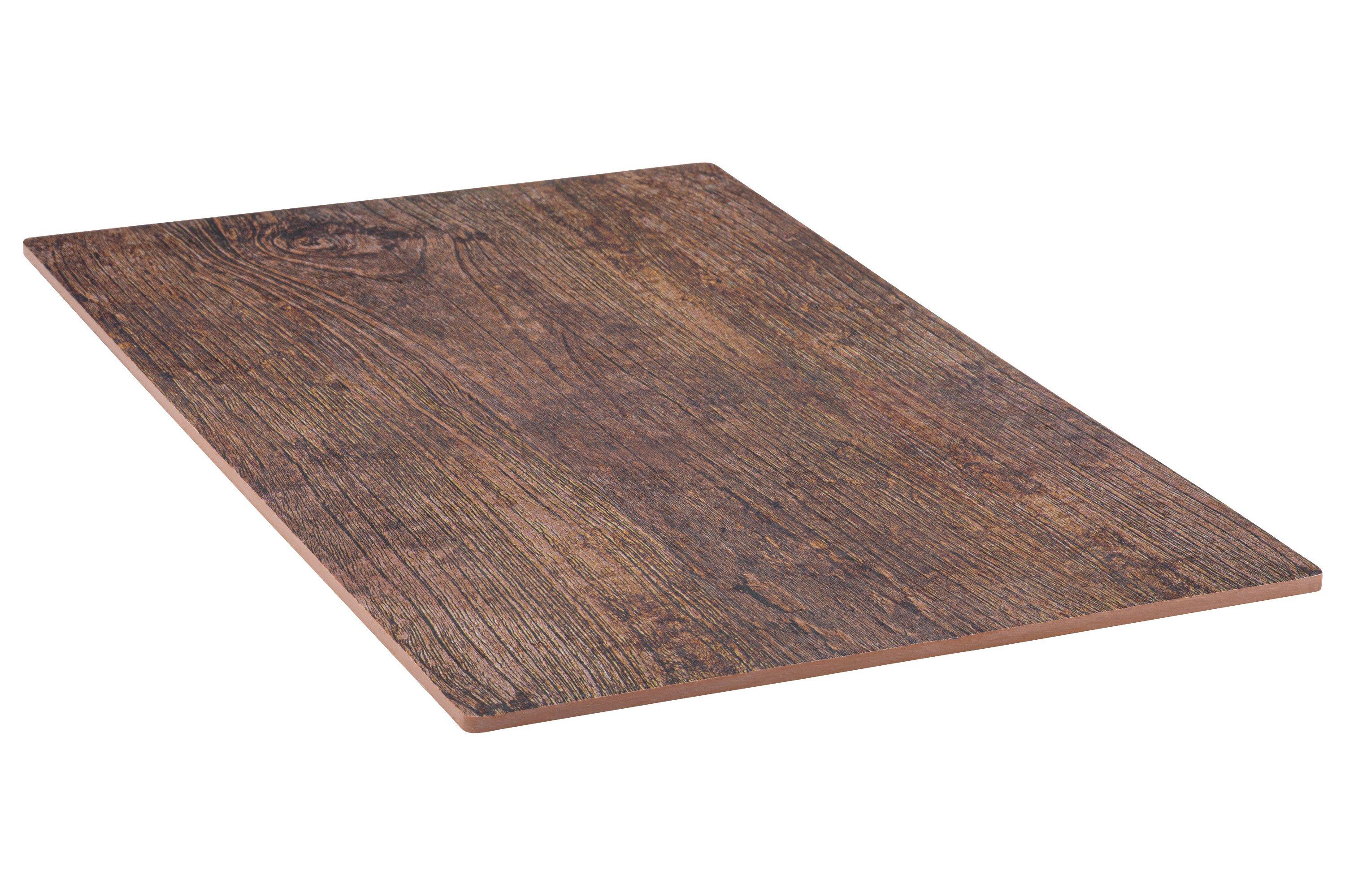 Dalebrook Rustic Wood Effect Melamine Tray 1/1 GN