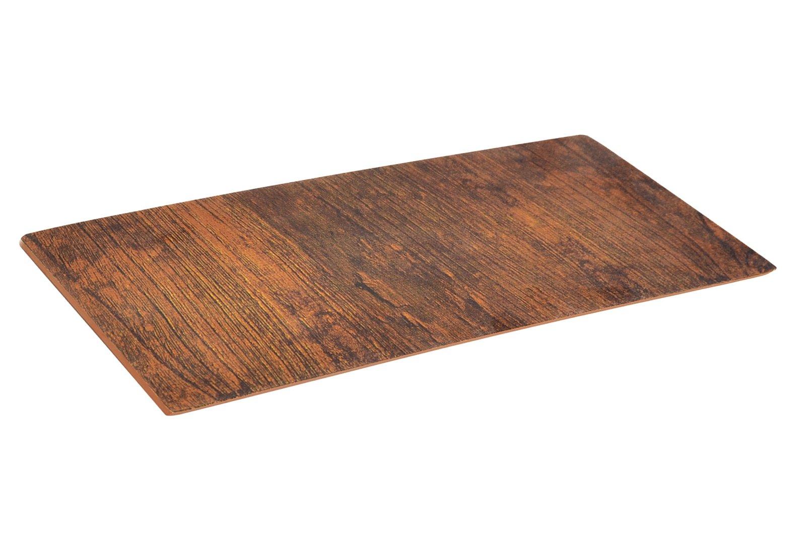 Dalebrook Rustic Wood Effect Melamine Tray 1/3 GN