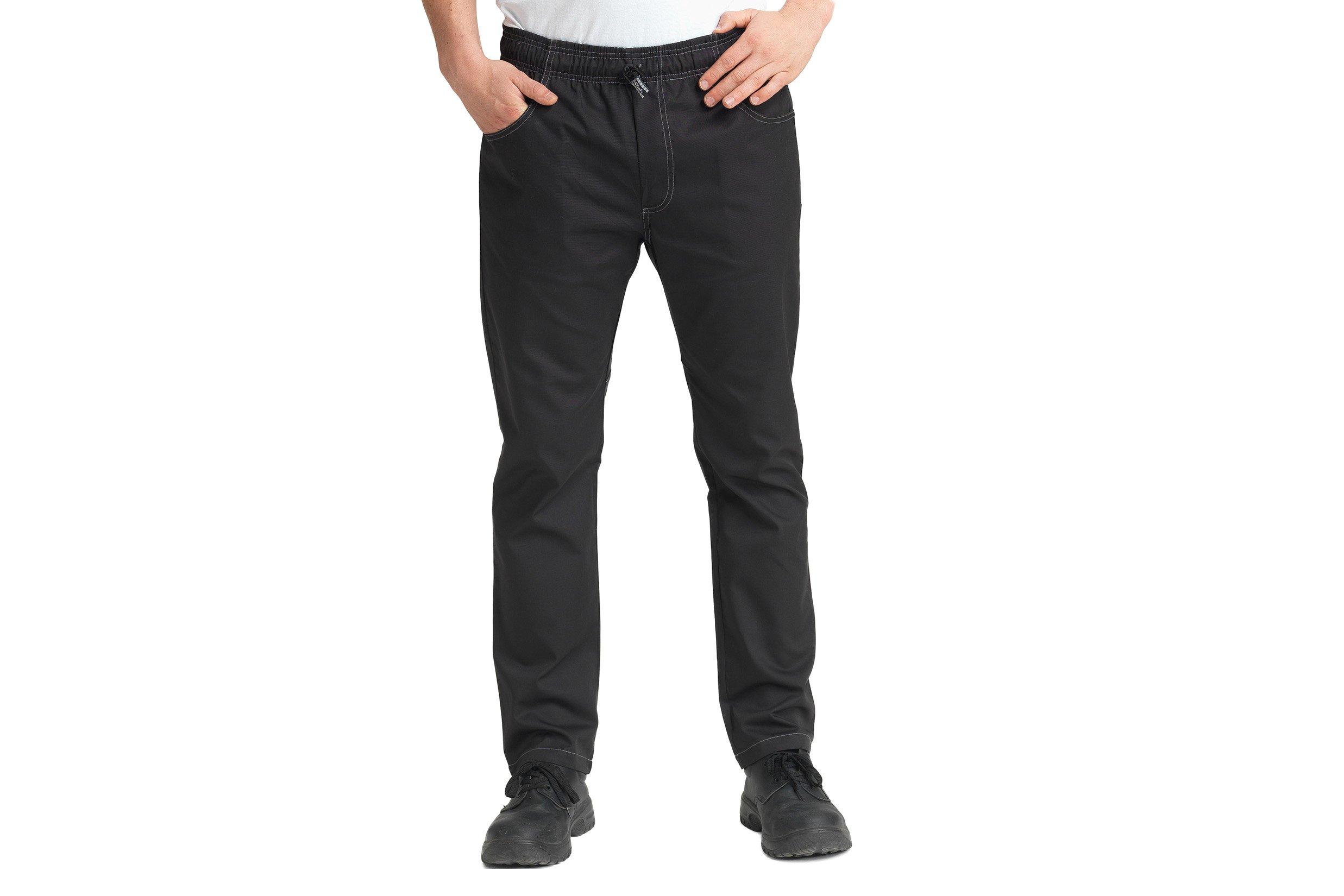 Le Chef Prep Black Trousers XX Large