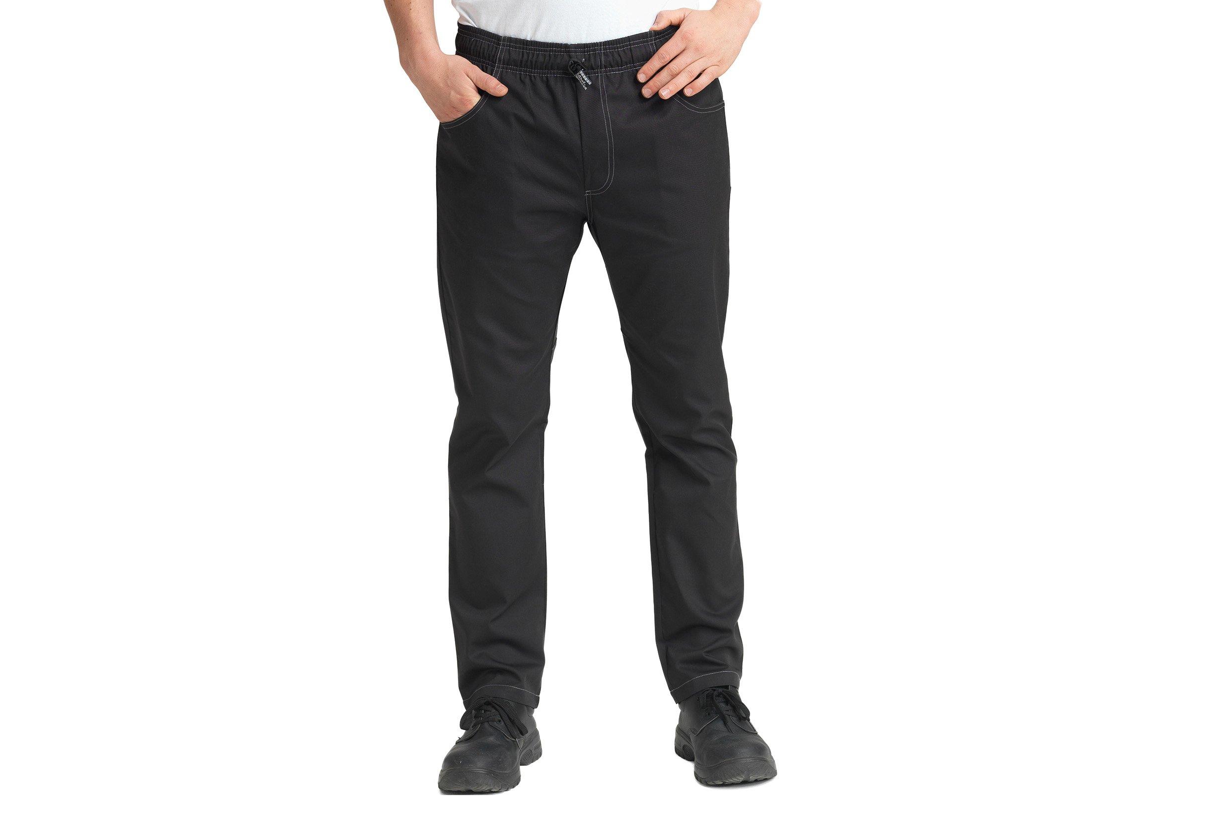 Le Chef Prep Black Trousers Large