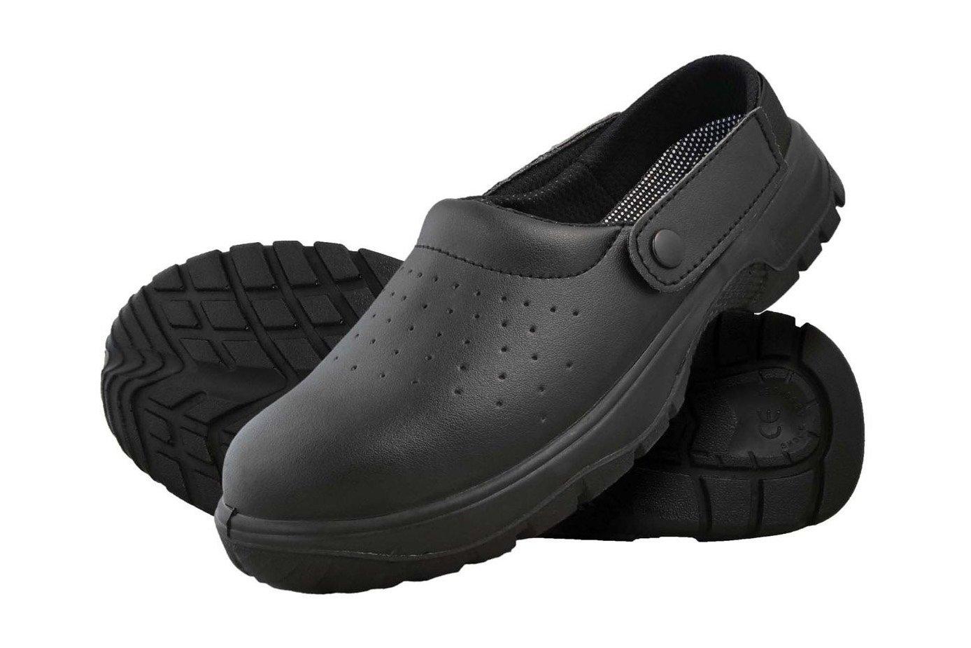 Black Sandal c/w Heelstrap