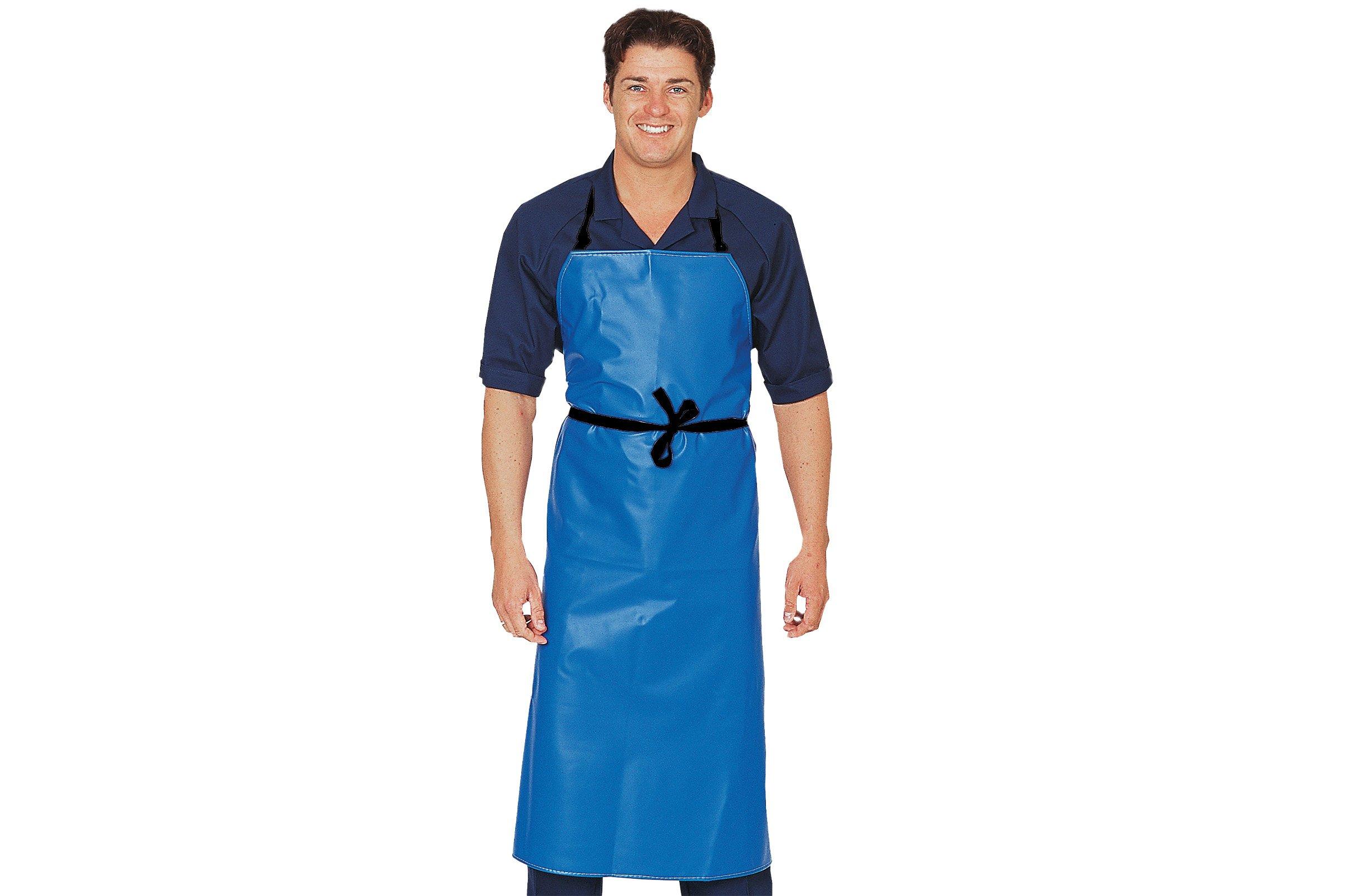 Blue Waterproof PVC Heavy Duty Apron