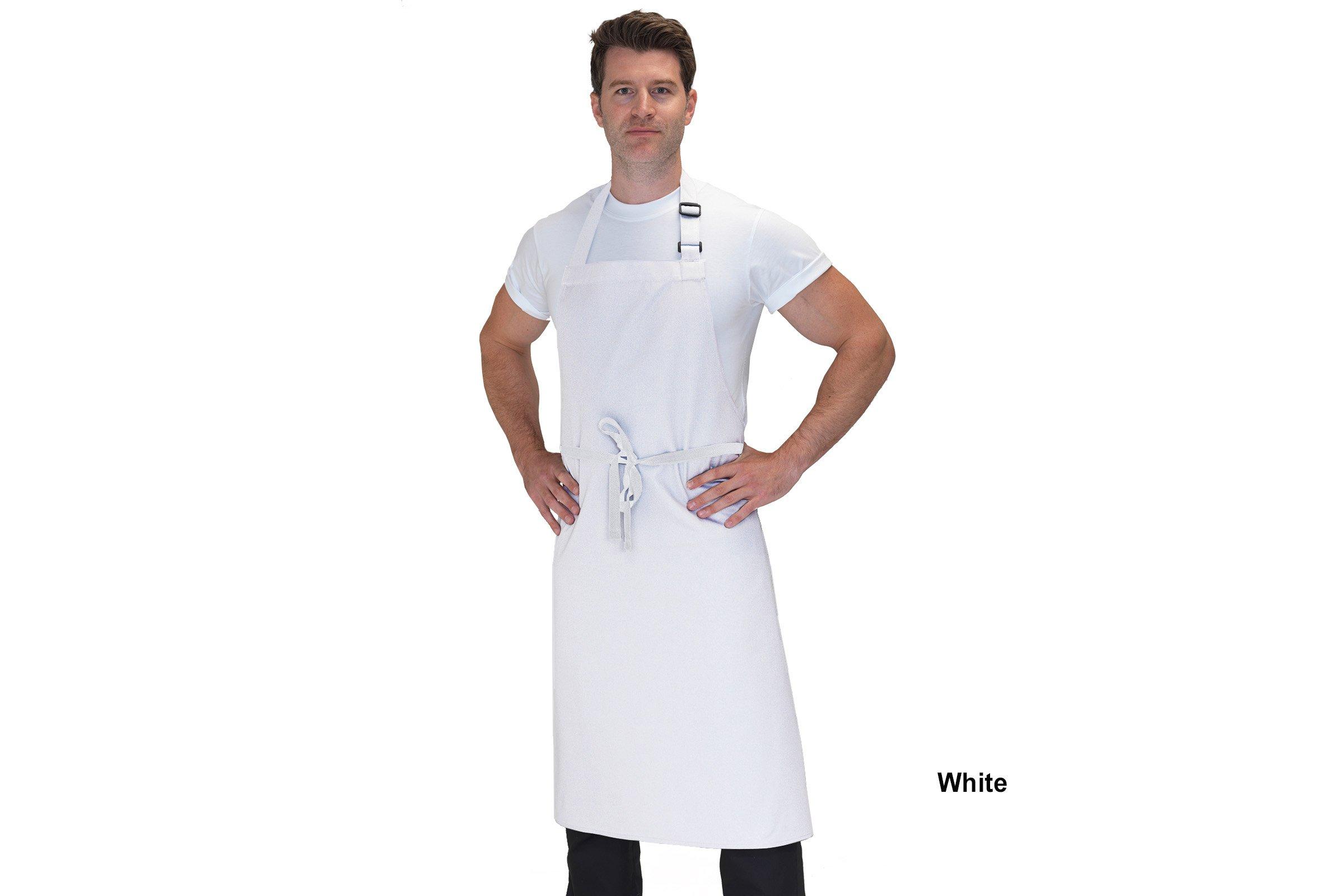 White Bib Apron