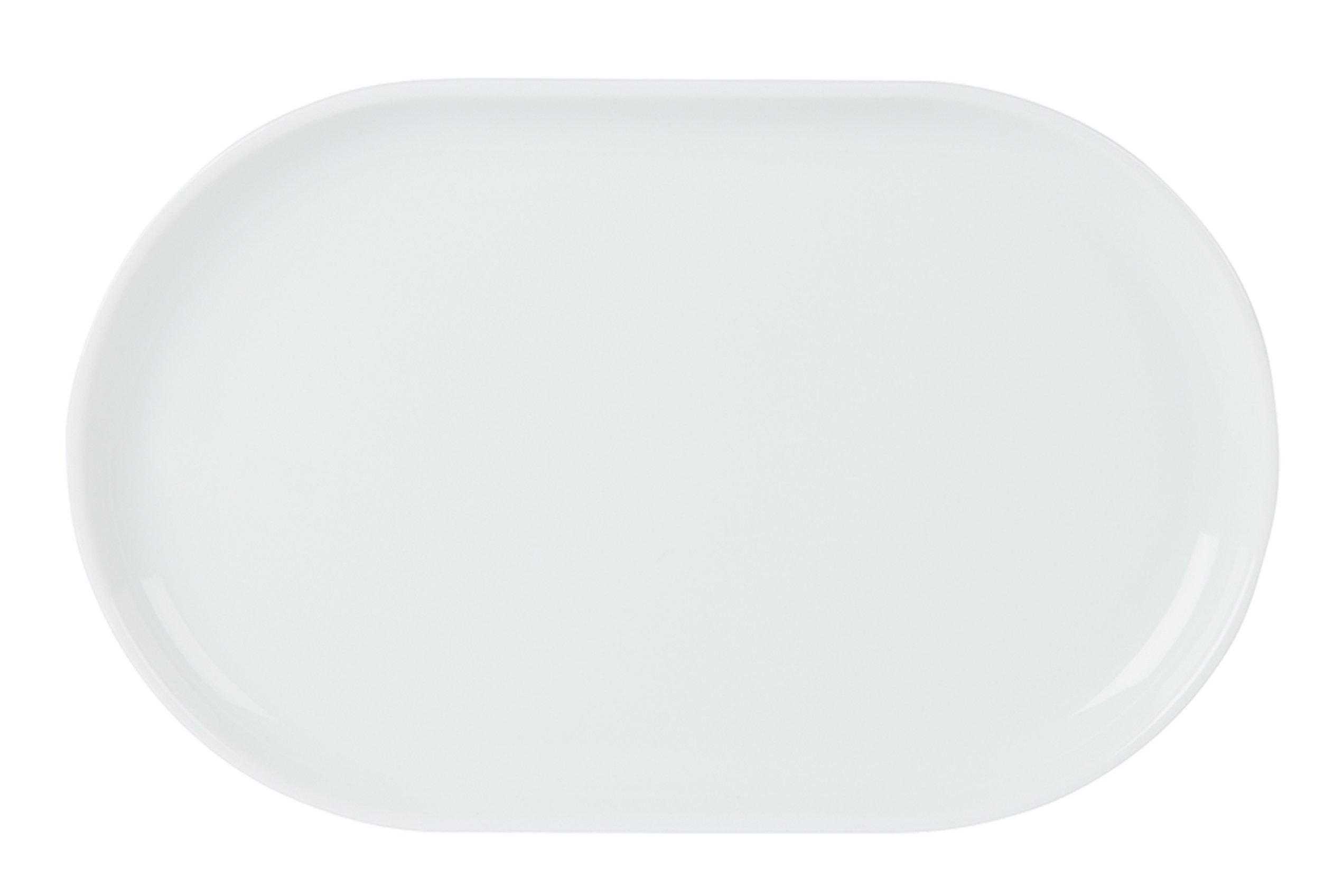 Porcelite Narrow Oval Plate 32x20cm