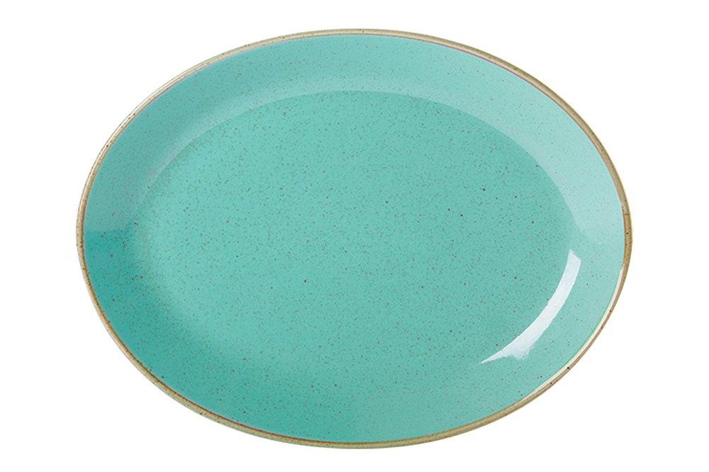 Porcelite Seasons Sea Spray Oval Plate