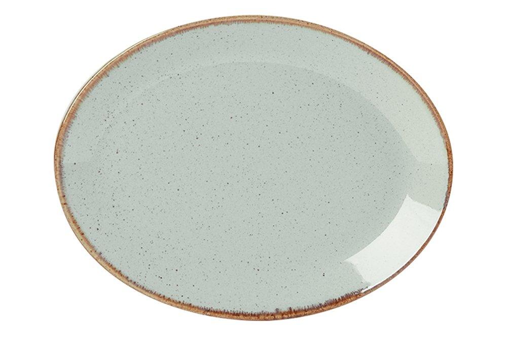 Porcelite Seasons Stone Oval Plate