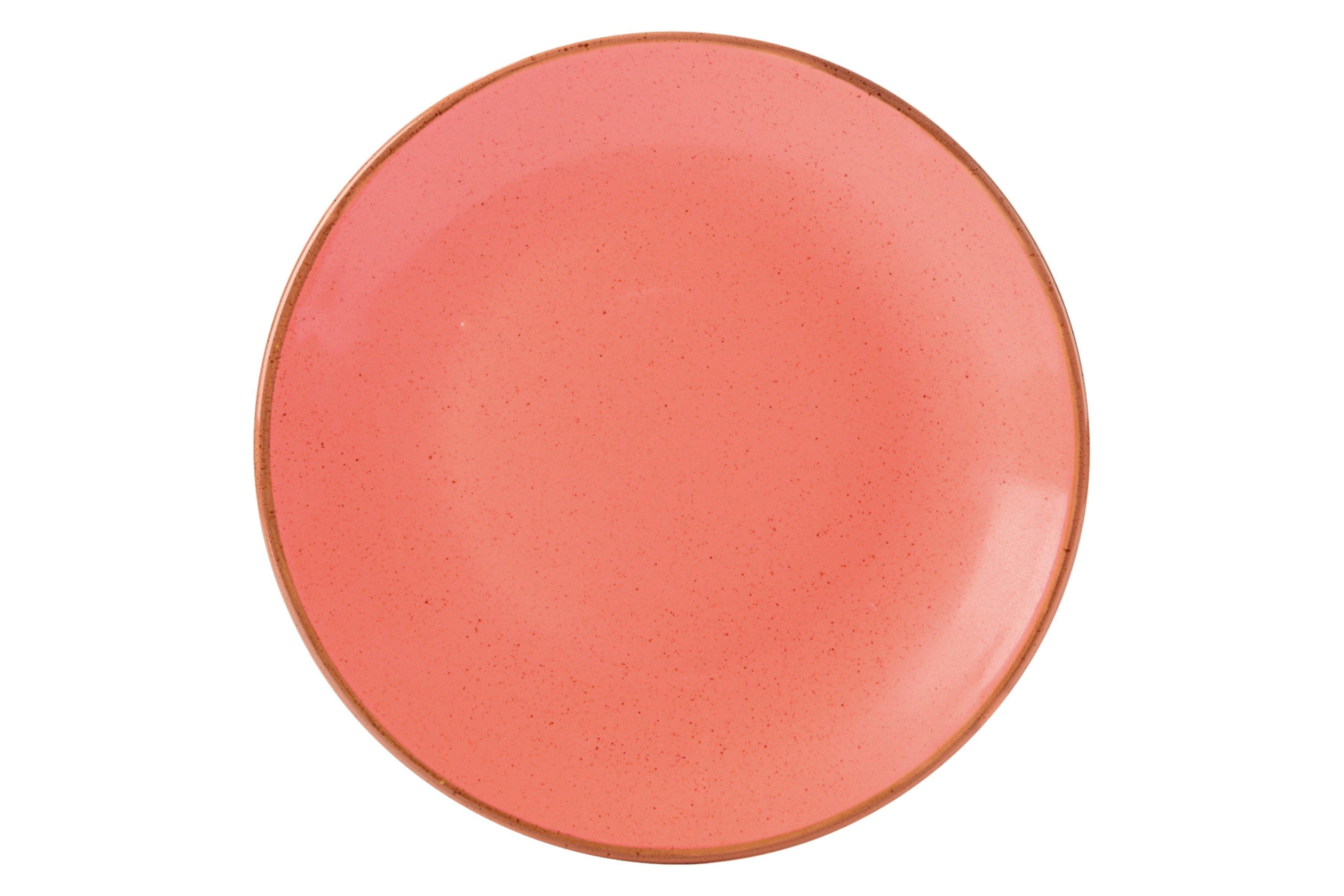 Porcelite Seasons Coral Coupe Plate 24cm