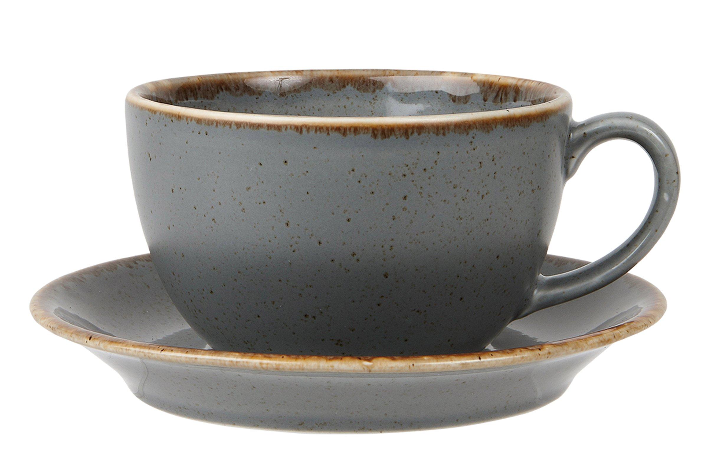 Storm Grey Porcelite Seasons Bowl Shape Cup 250ml