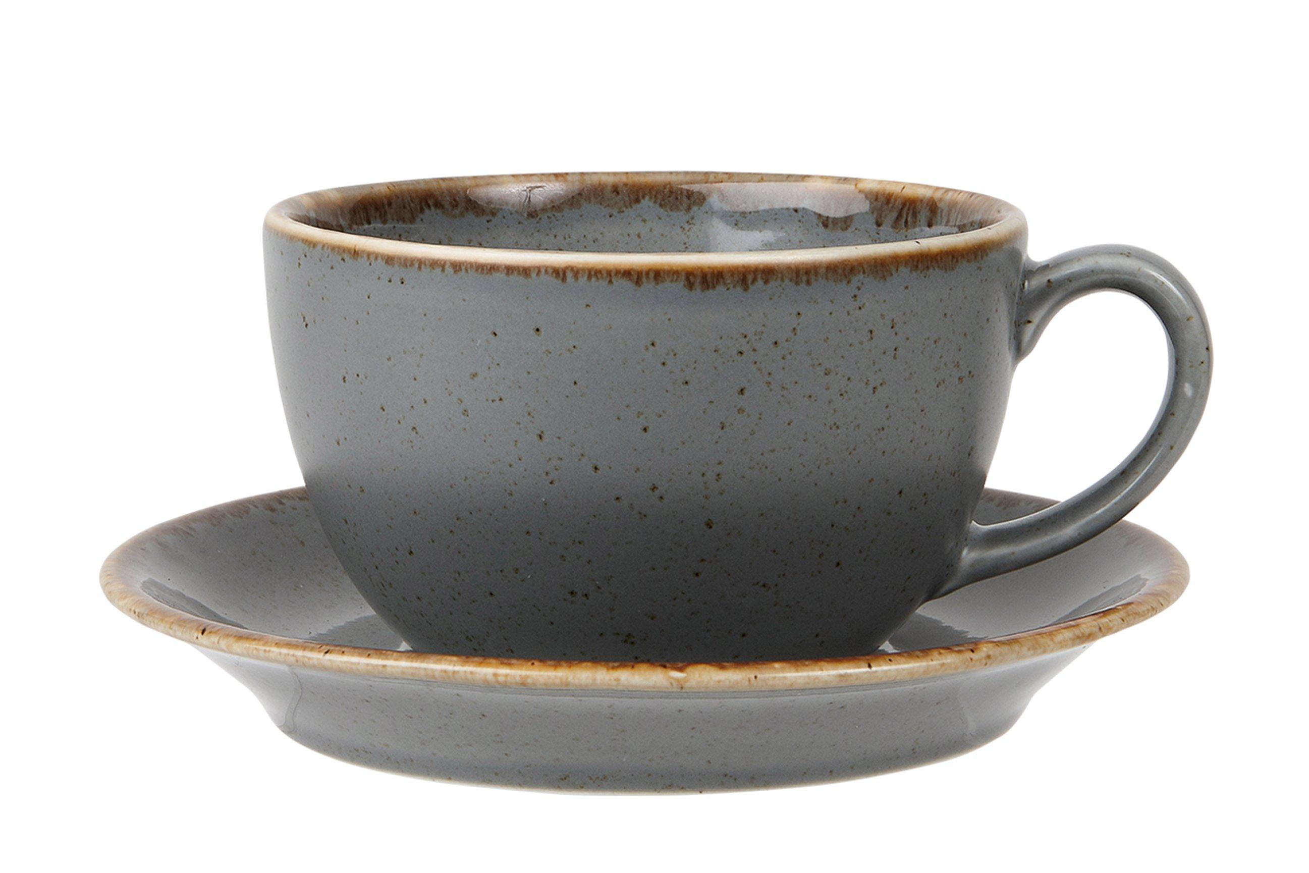 Storm Grey Porcelite Seasons Bowl Shape Cup 340ml