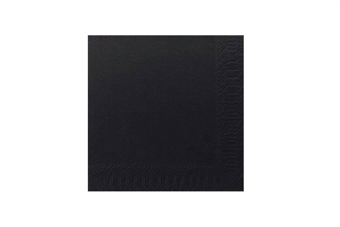 Black Cocktail Napkin 2-Ply
