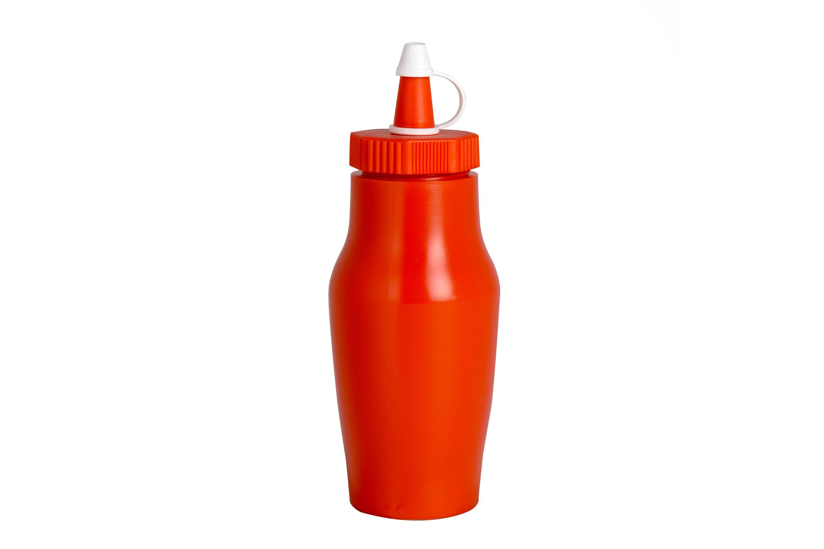 Red Small Sauce Bottle