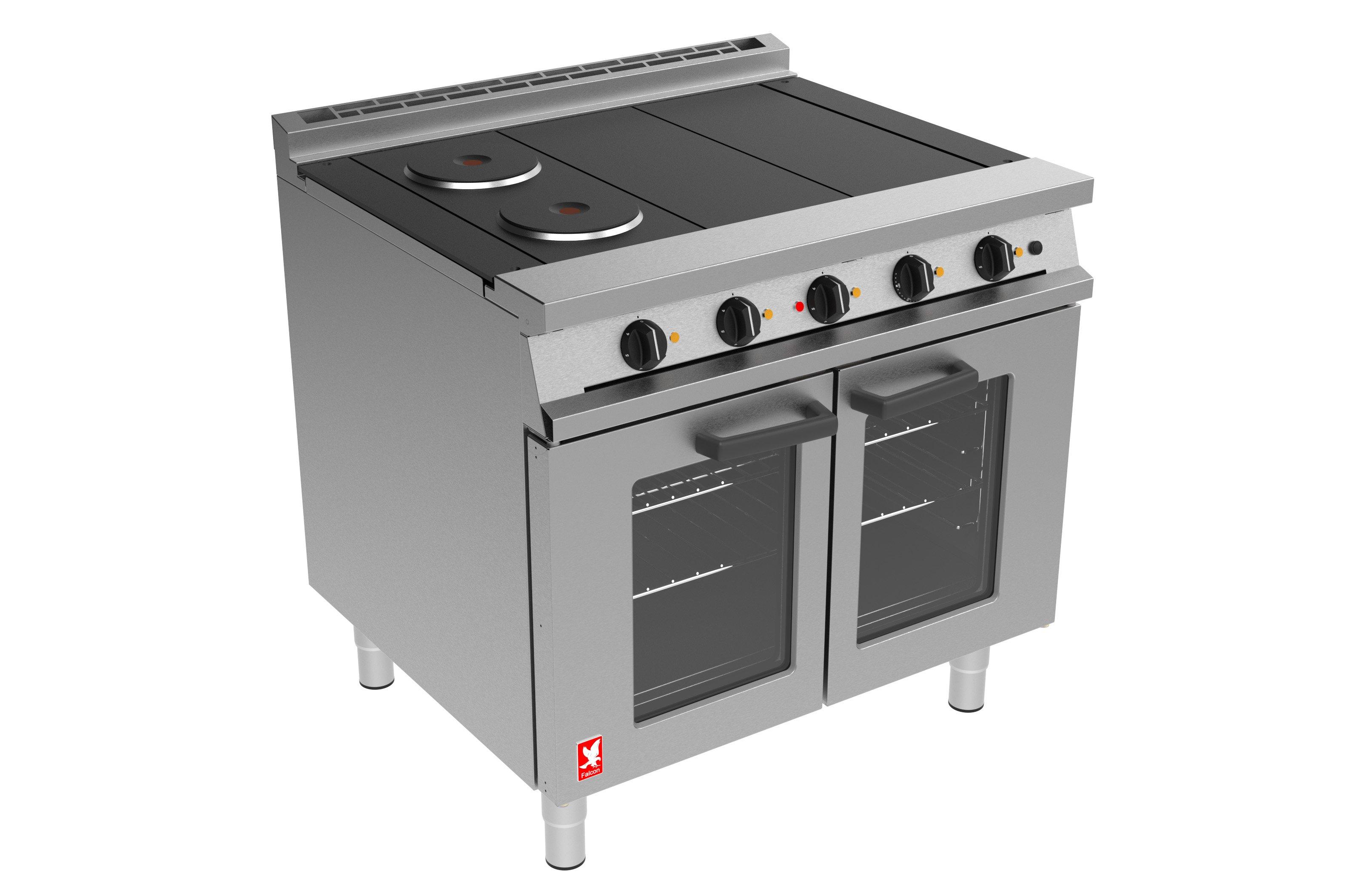 Falcon E3101 OTC 4HP Electric Four Hotplate Fan-Assisted Oven Range
