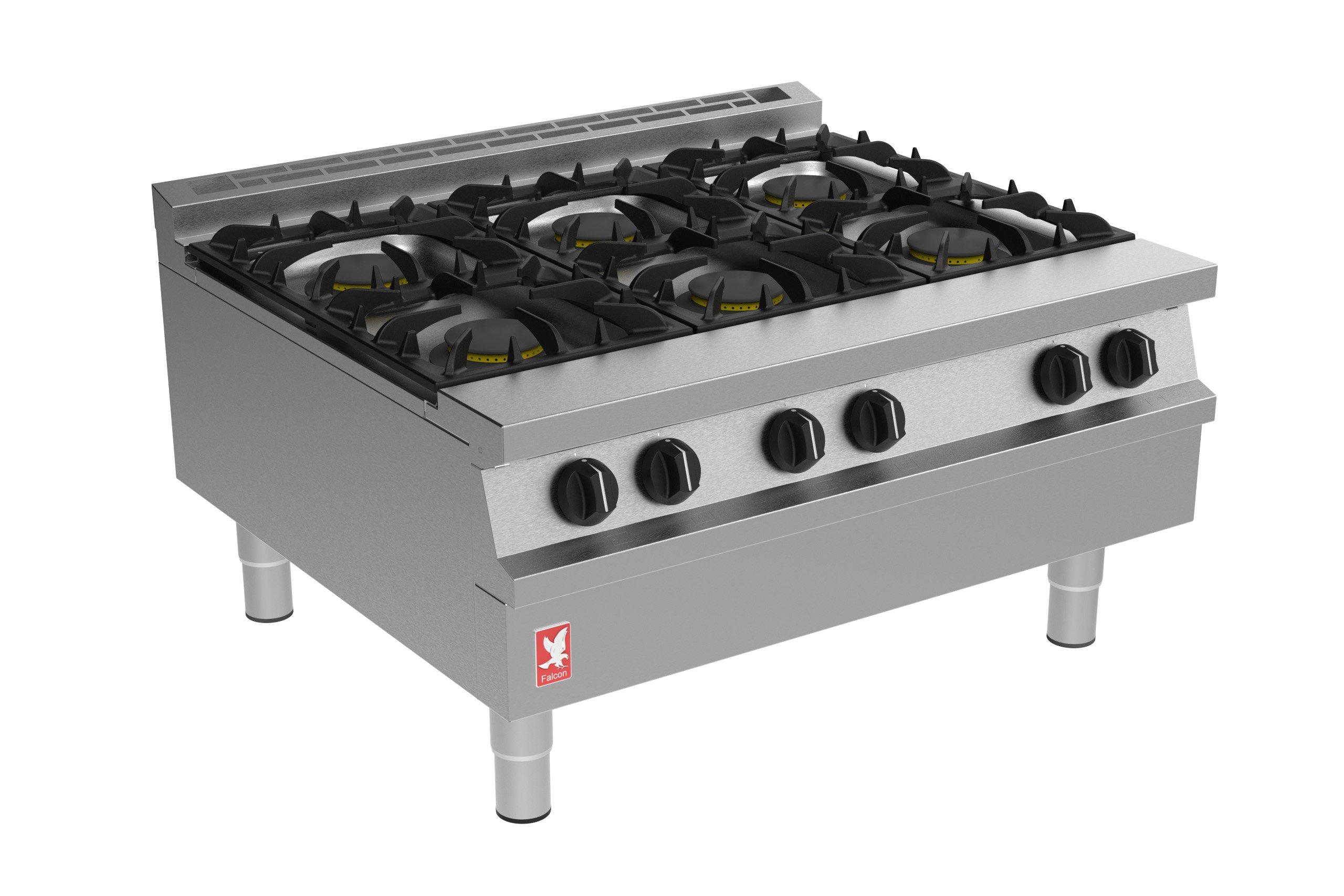 Falcon G3121 Gas Six Burner Boiling Top incl Stand