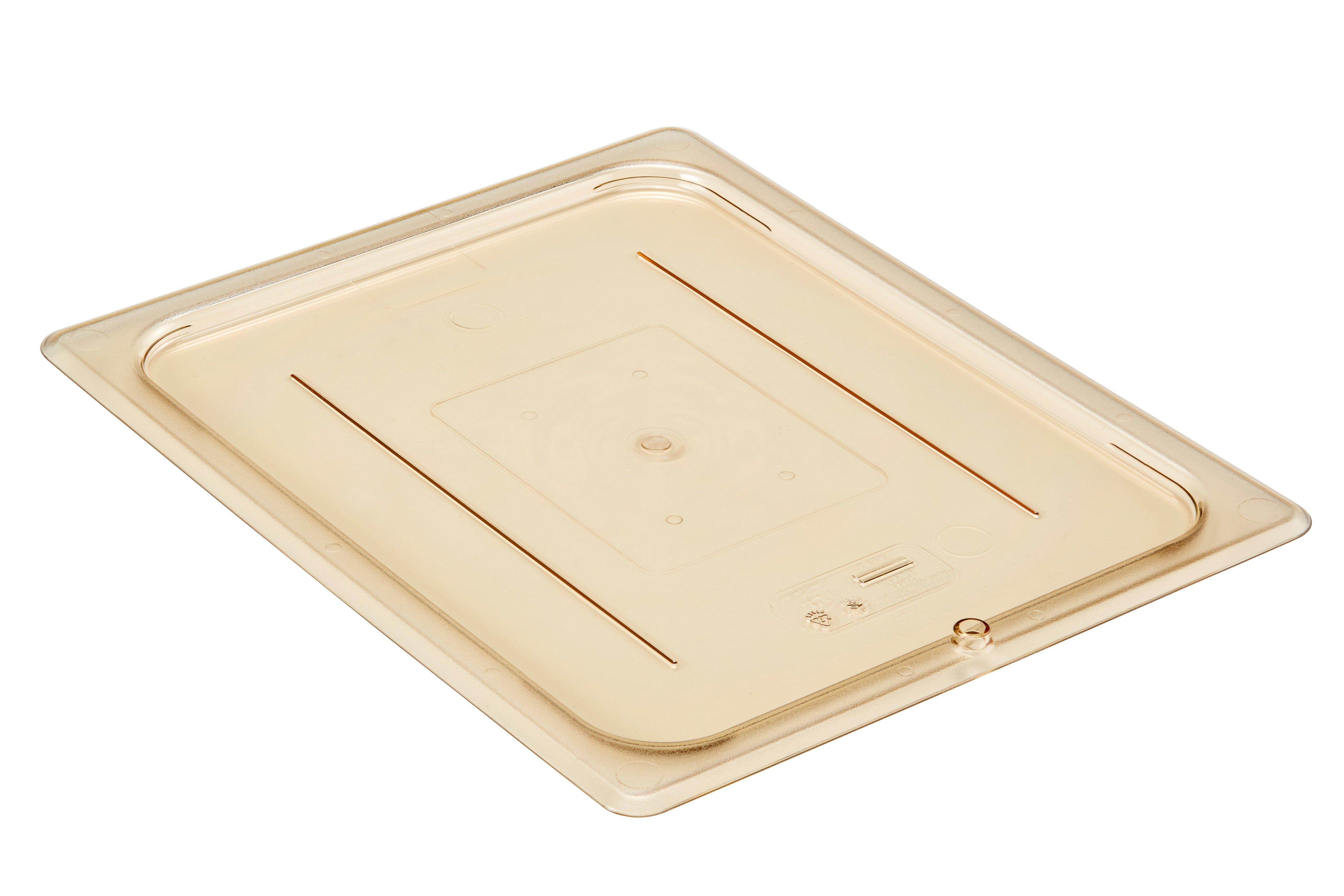 Gastronorm Flat Lid H/H Amber GN 1/2