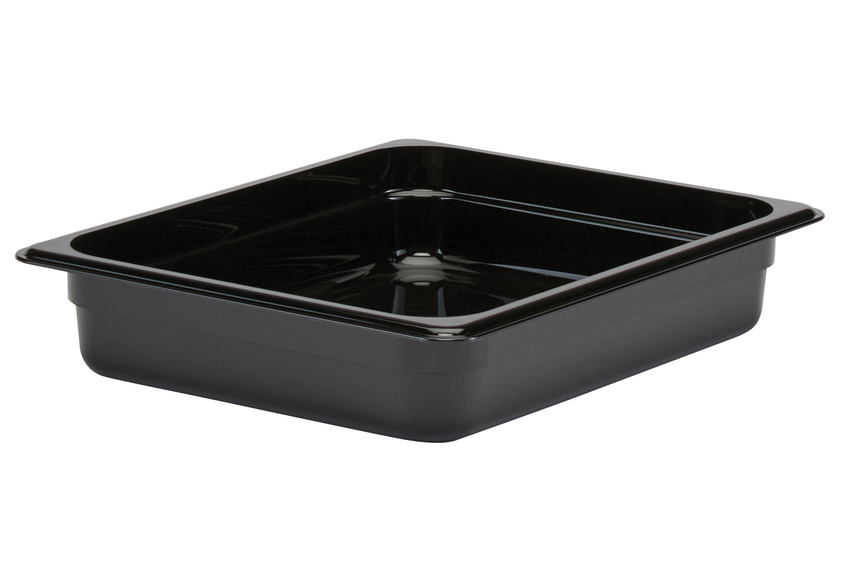 Cambro Black Polycarbonate Gastronorm 1/2