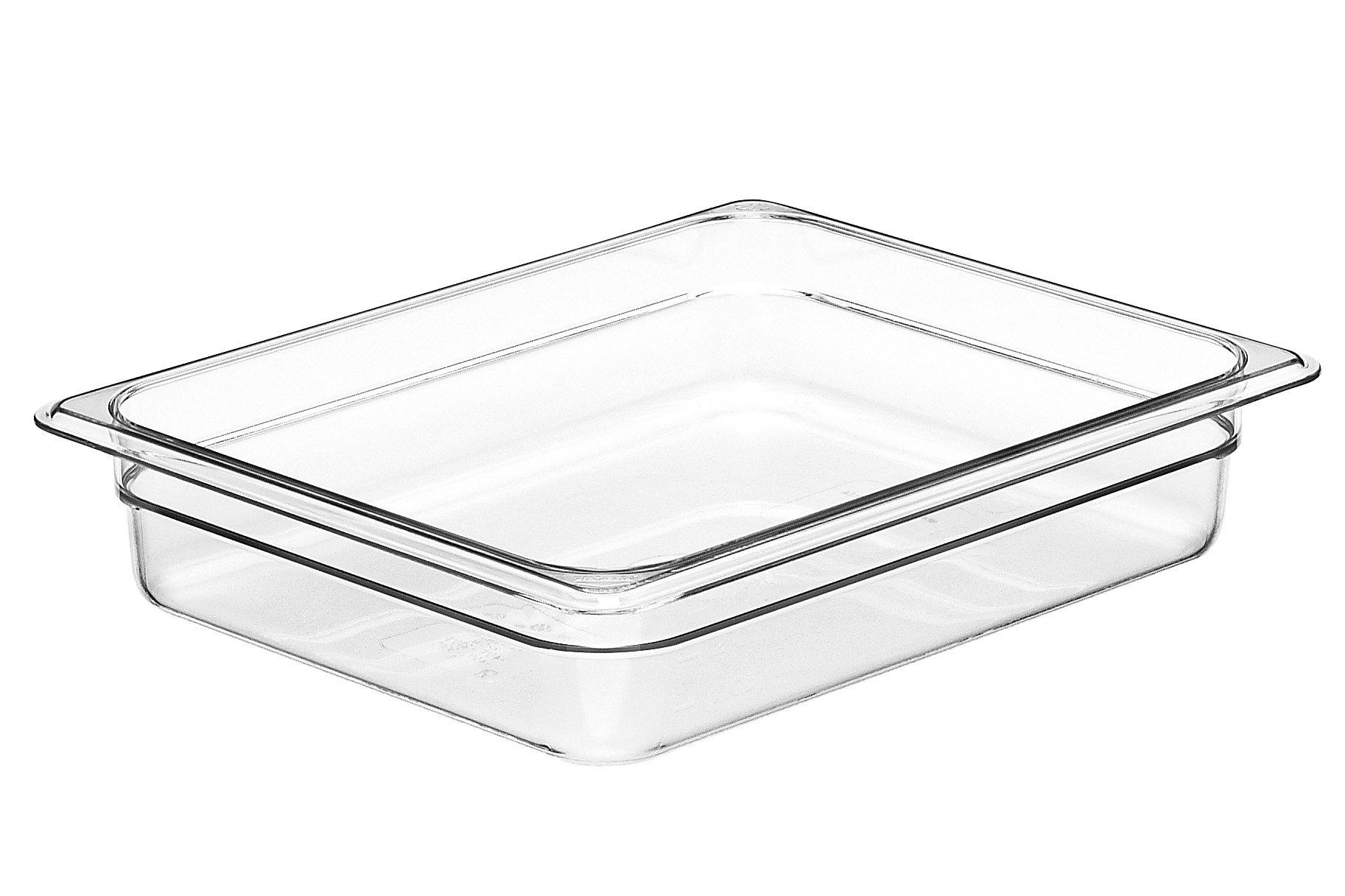 Clear Polycarbonate Container GN 1/2 x 6.5cm