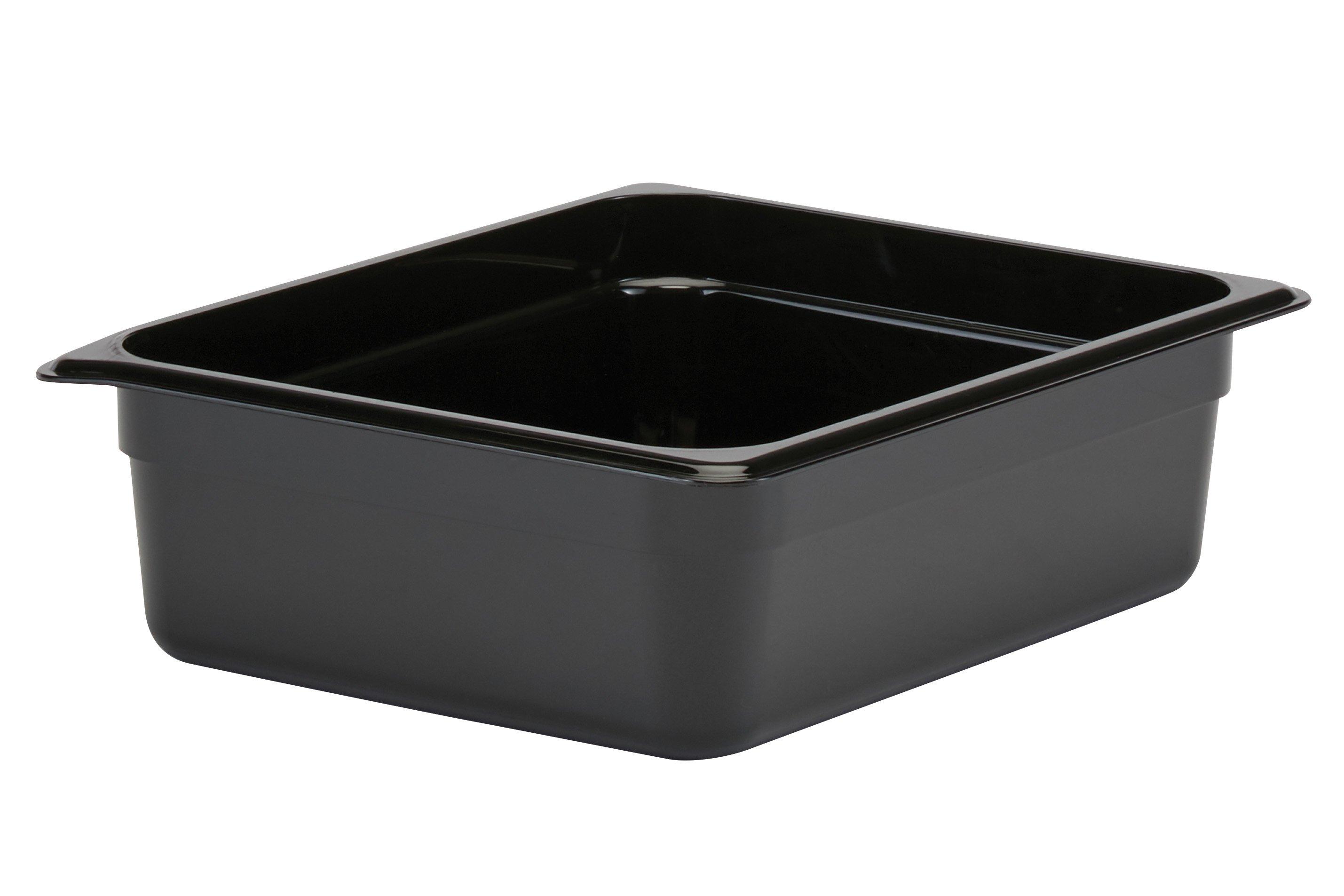 Cambro Black Polycarbonate Gastronorm 1/2