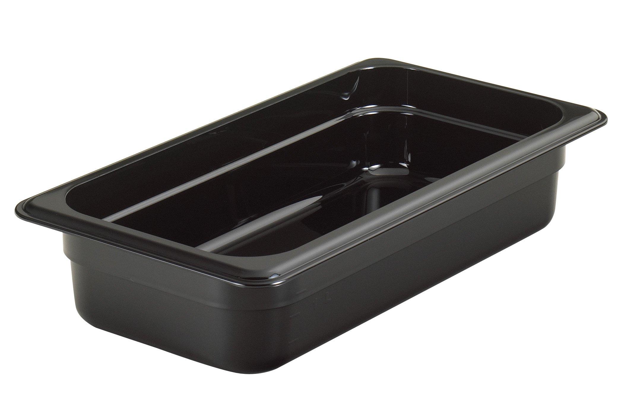 Cambro Black Polycarbonate Gastronorm 1/3