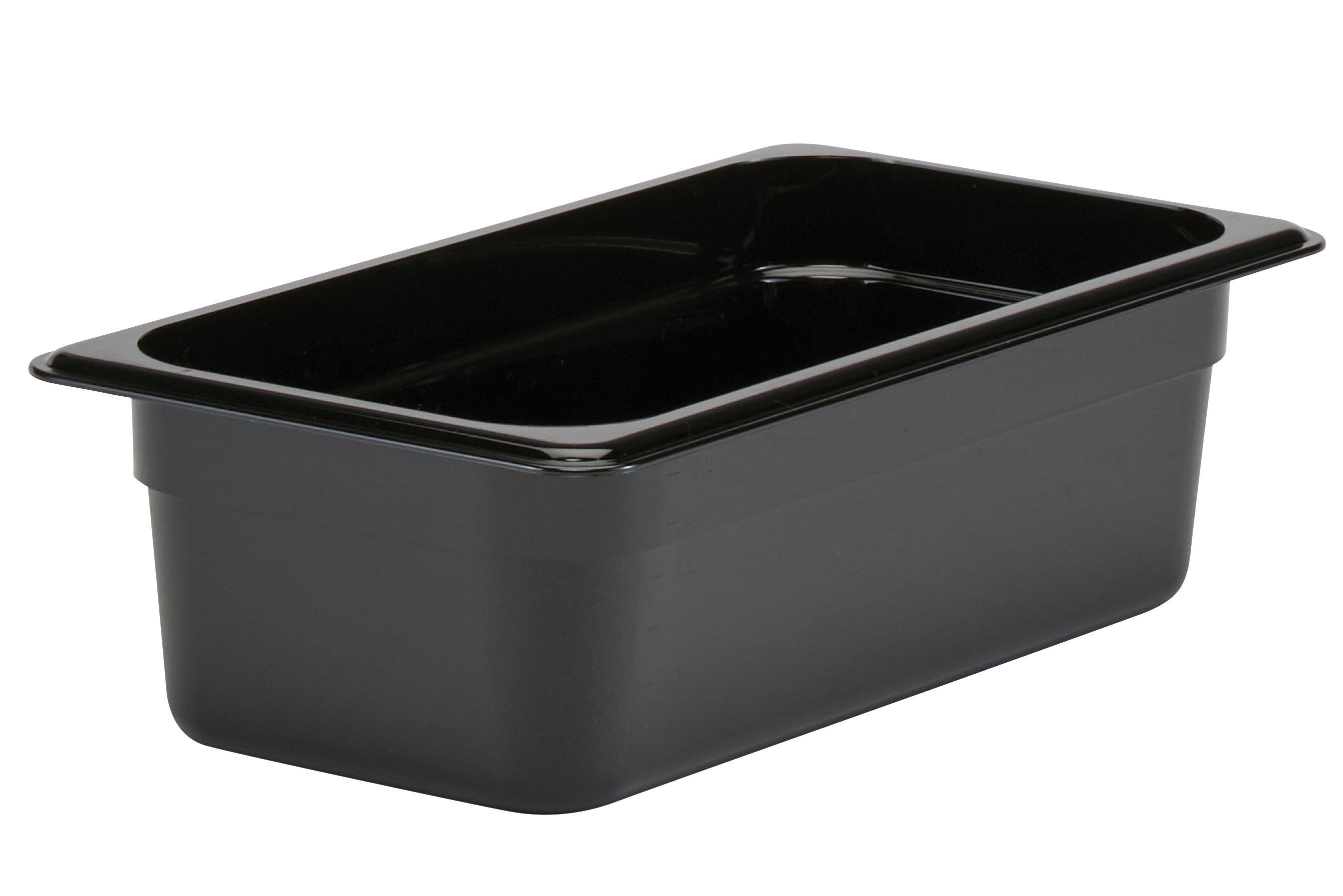 Cambro Black Polycarbonate Gastronorm 1/3