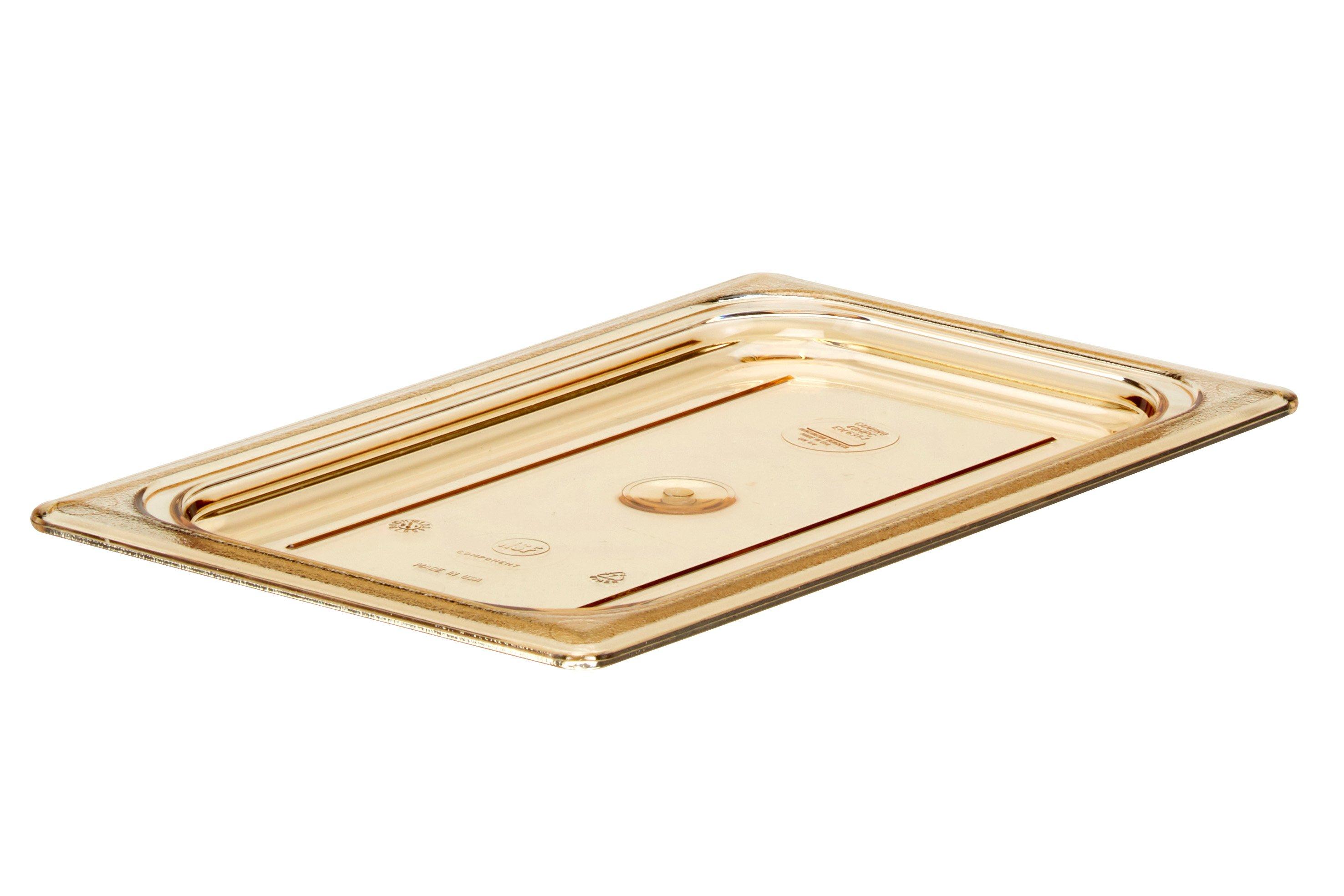 Gastronorm Flat Lid H/H Amber GN 1/4