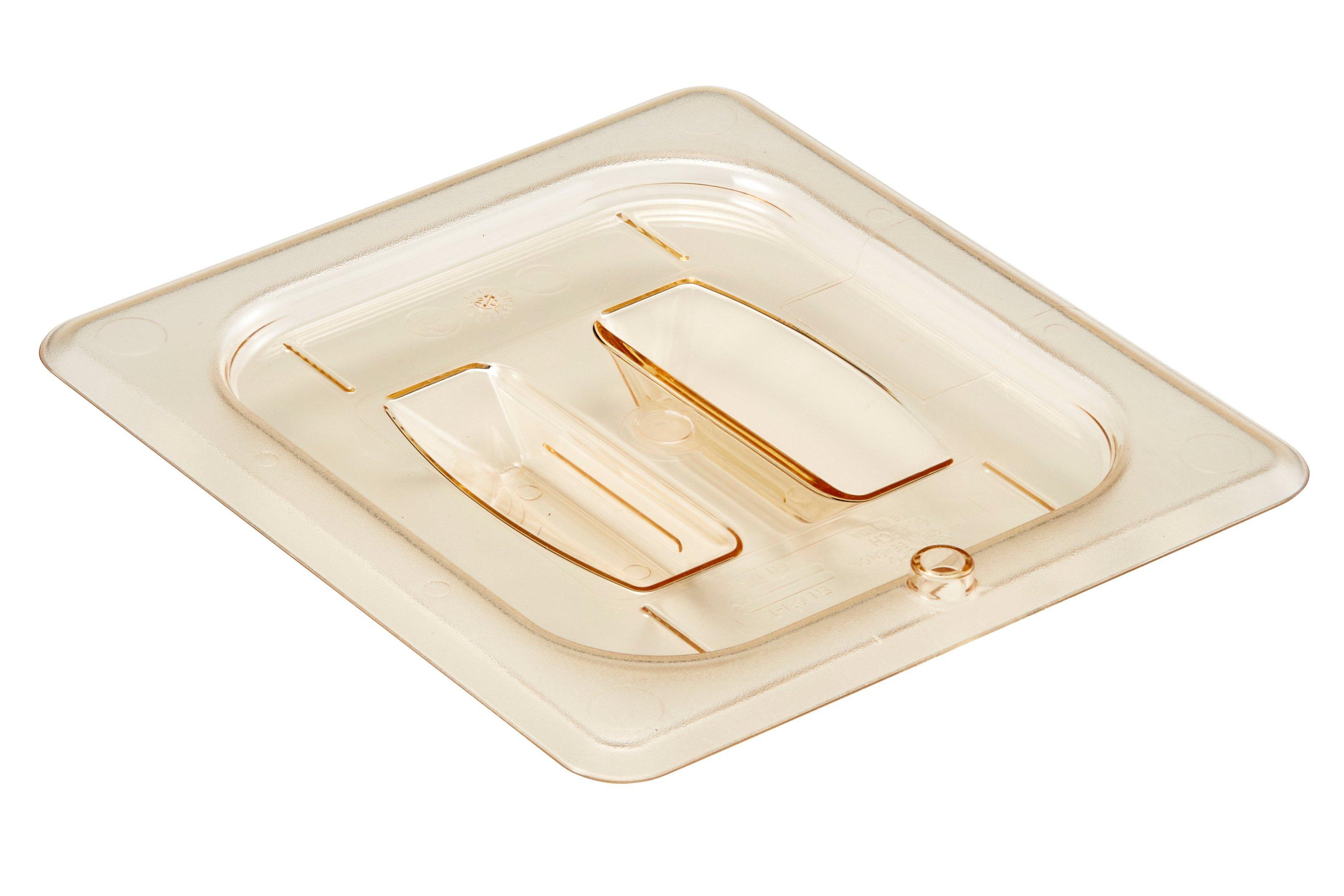 Gastronorm Flat Lid H/H Amber GN 1/6