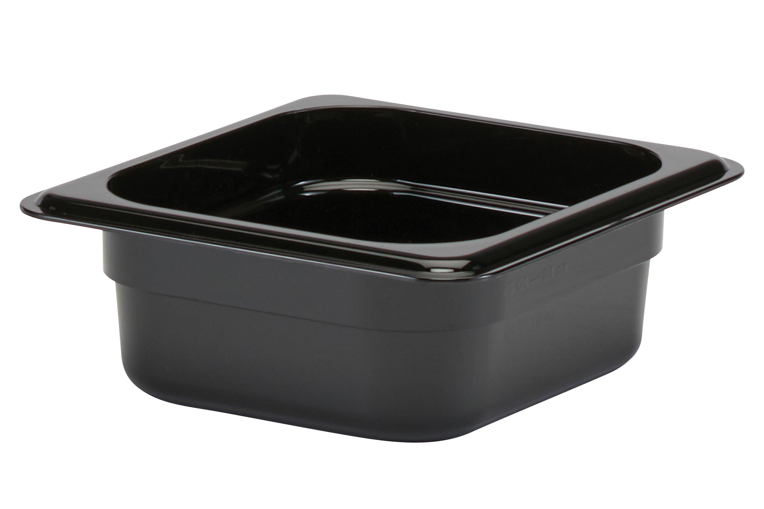 Cambro Black Polycarbonate Gastronorm 1/6