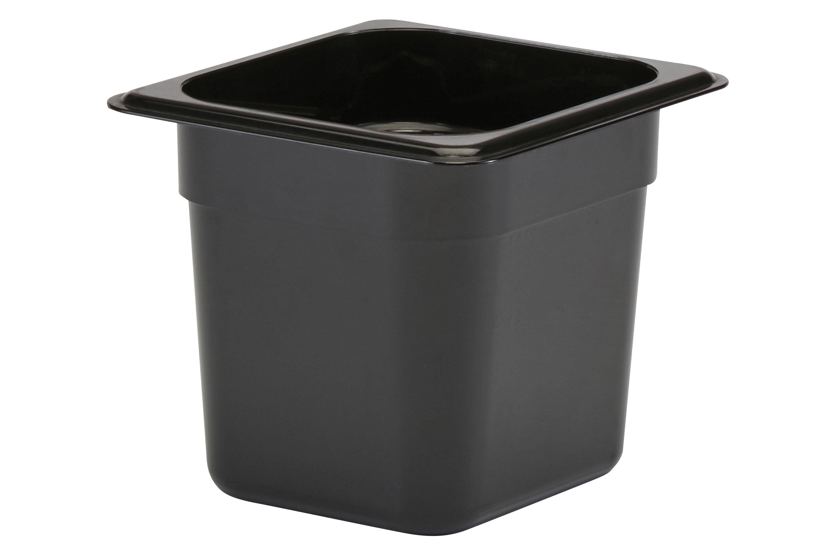 Cambro Black Polycarbonate Gastronorm 1/6