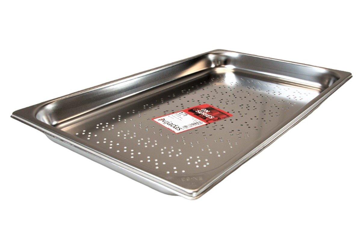 Stainless Steel 1/1 Perforated Gastronorm 4cm