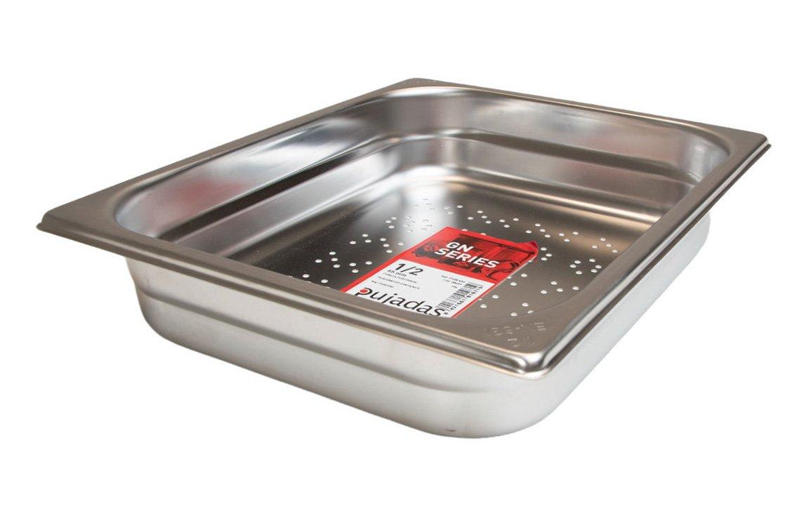 Stainless Steel 1/2 Perforated Gastronorm 6.5cm