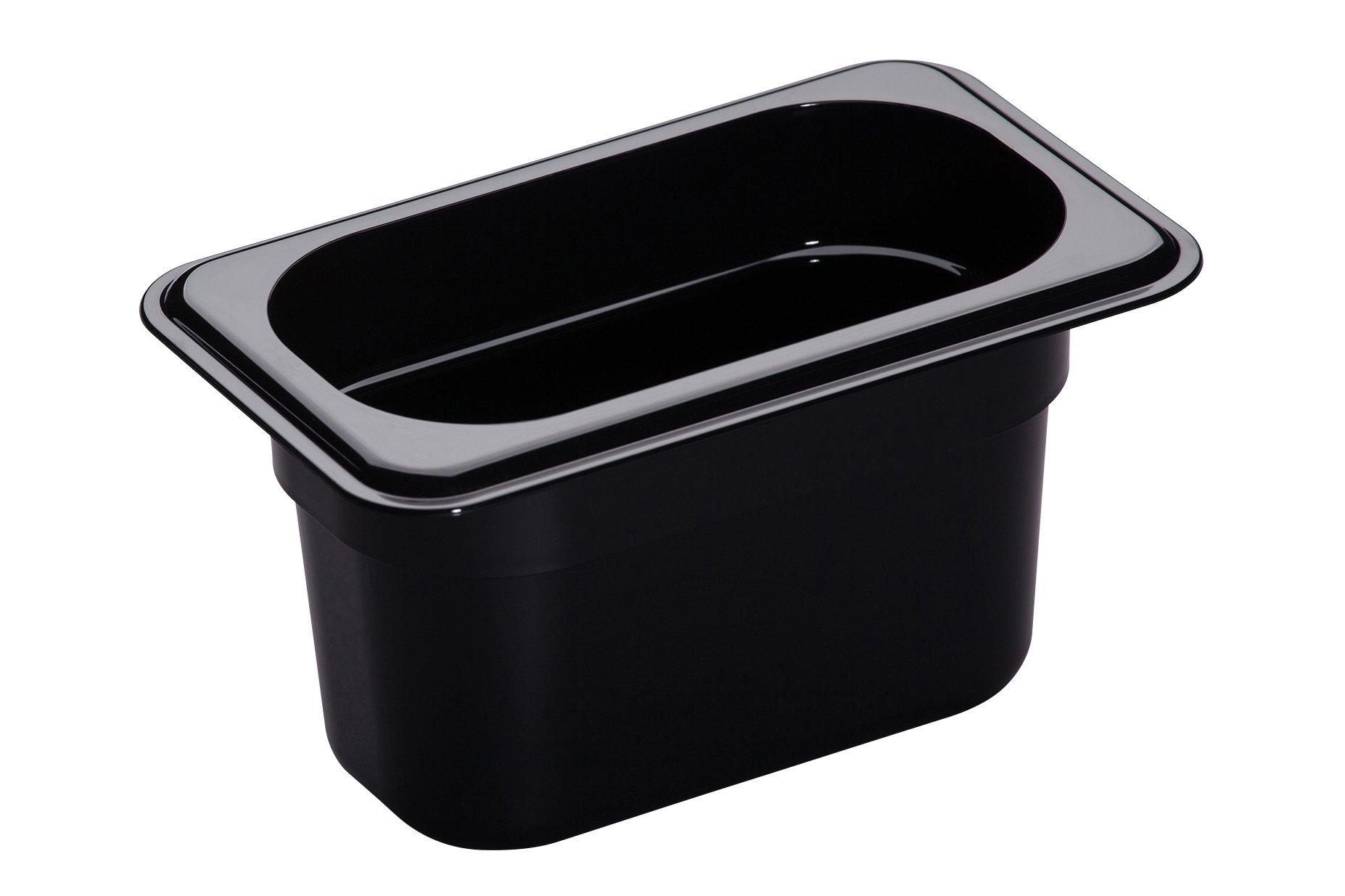 Cambro Black Polycarbonate Gastronorm 1/9