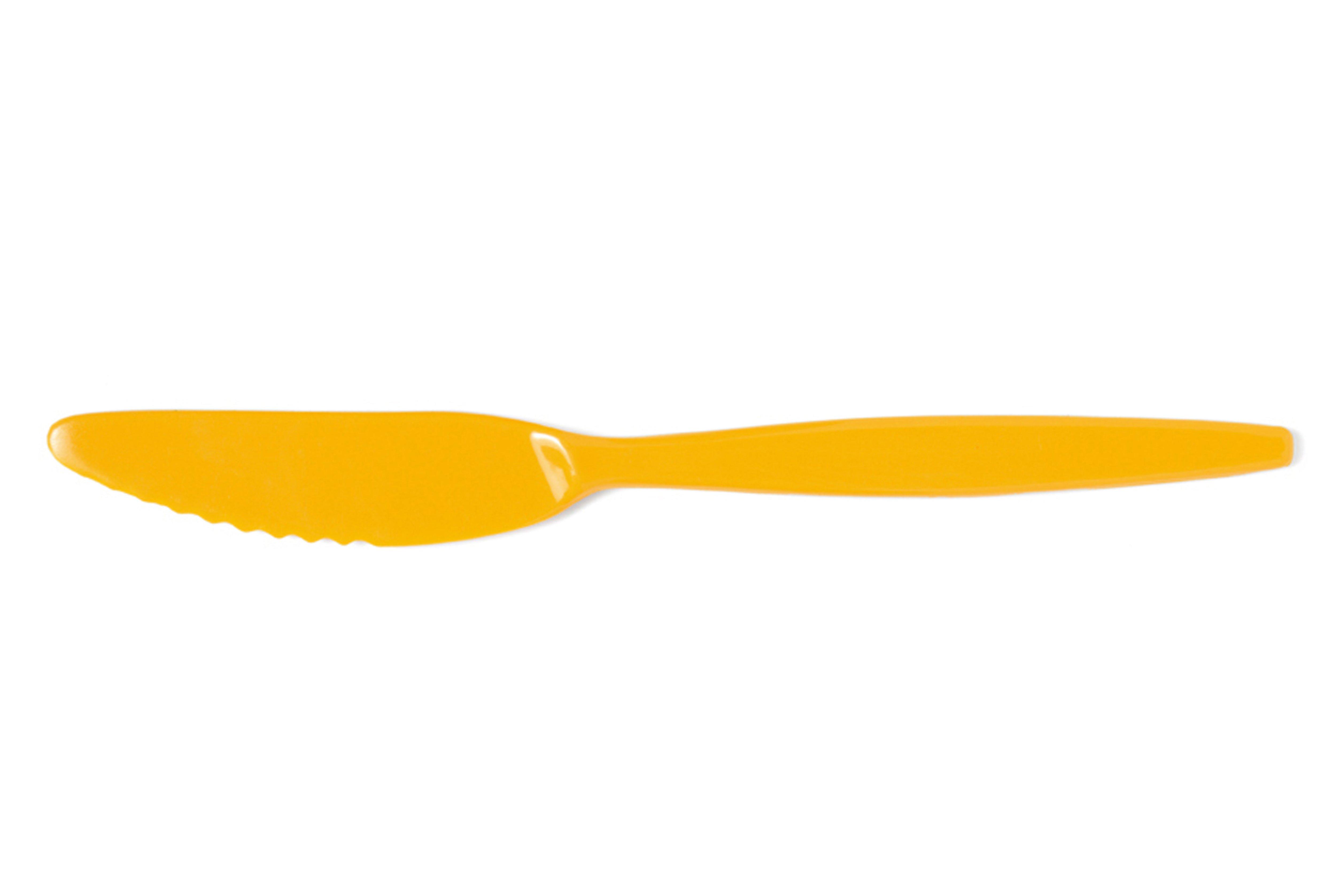 Yellow Polycarbonate Standard Knife